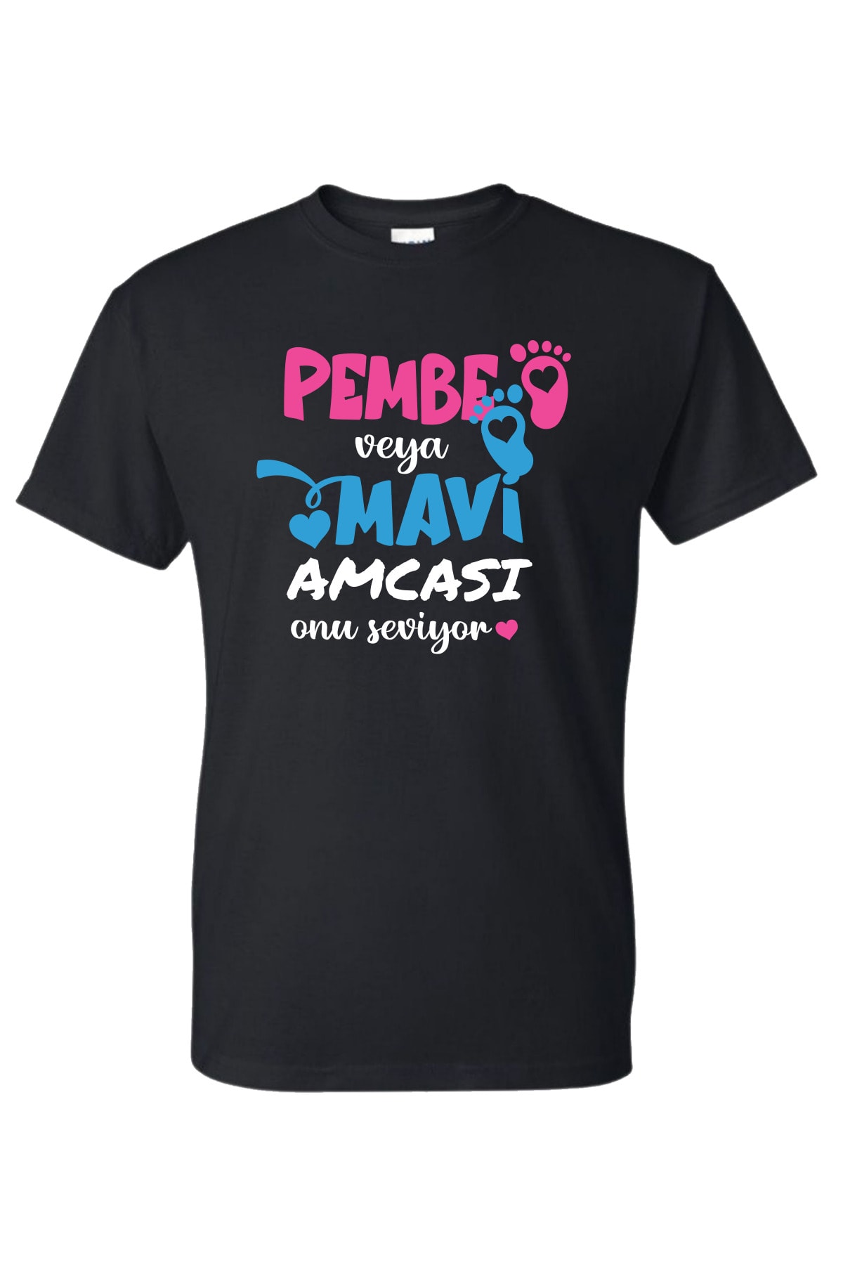 AMCA - Bebek Cinsiyet Partisi Shirtleri, Bebek Cinsiyet Partisi Seti, Cinsiyet Belirleme Shirtleri