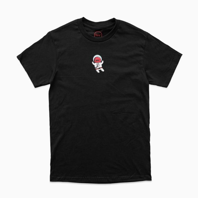 Nakışlı Astronot Domates Kafa Tişörtü T-Shirt