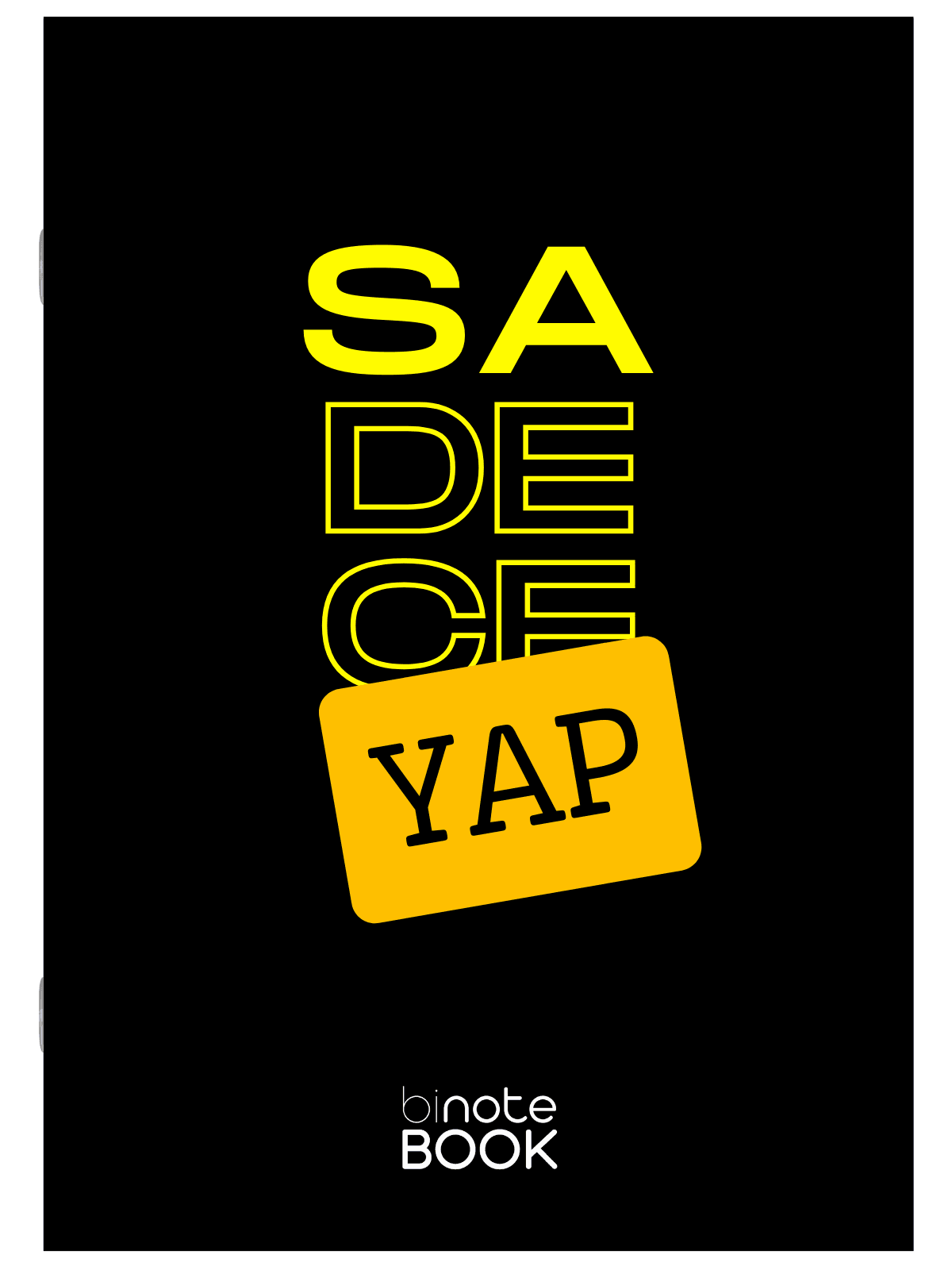 Sadece Yap! Sloganlı Defter