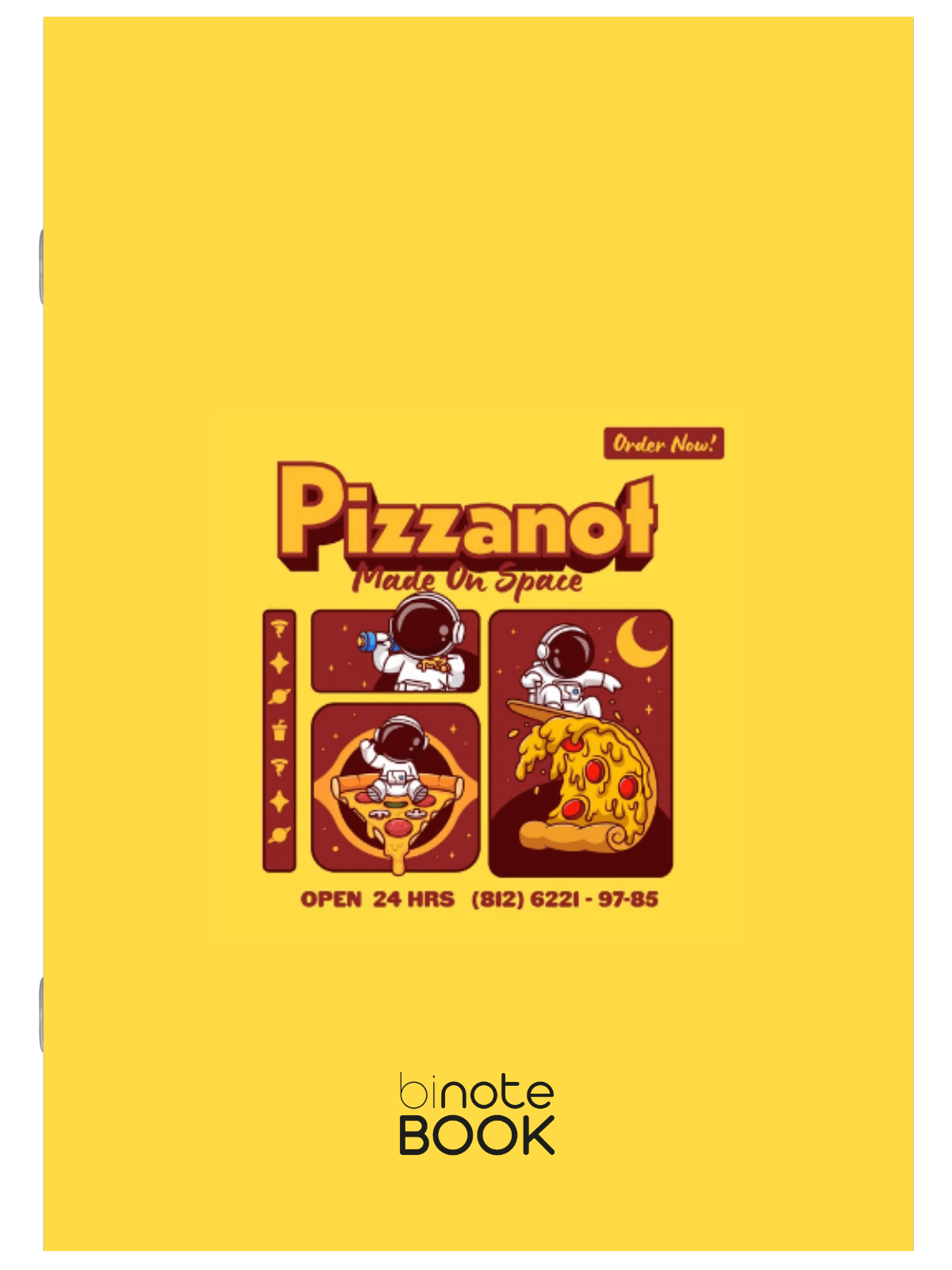 Pizzanot Tüm Uzayda Hizmetinizde Temalı Defter