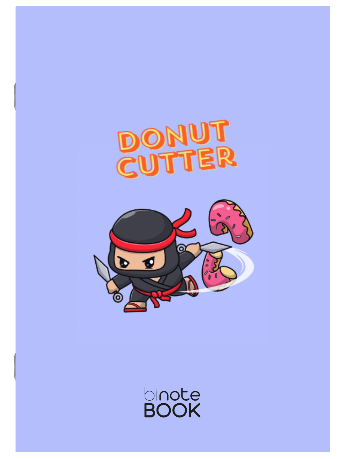 Donut Cutter Çörek Kesici Ninja Tasarımlı Defter