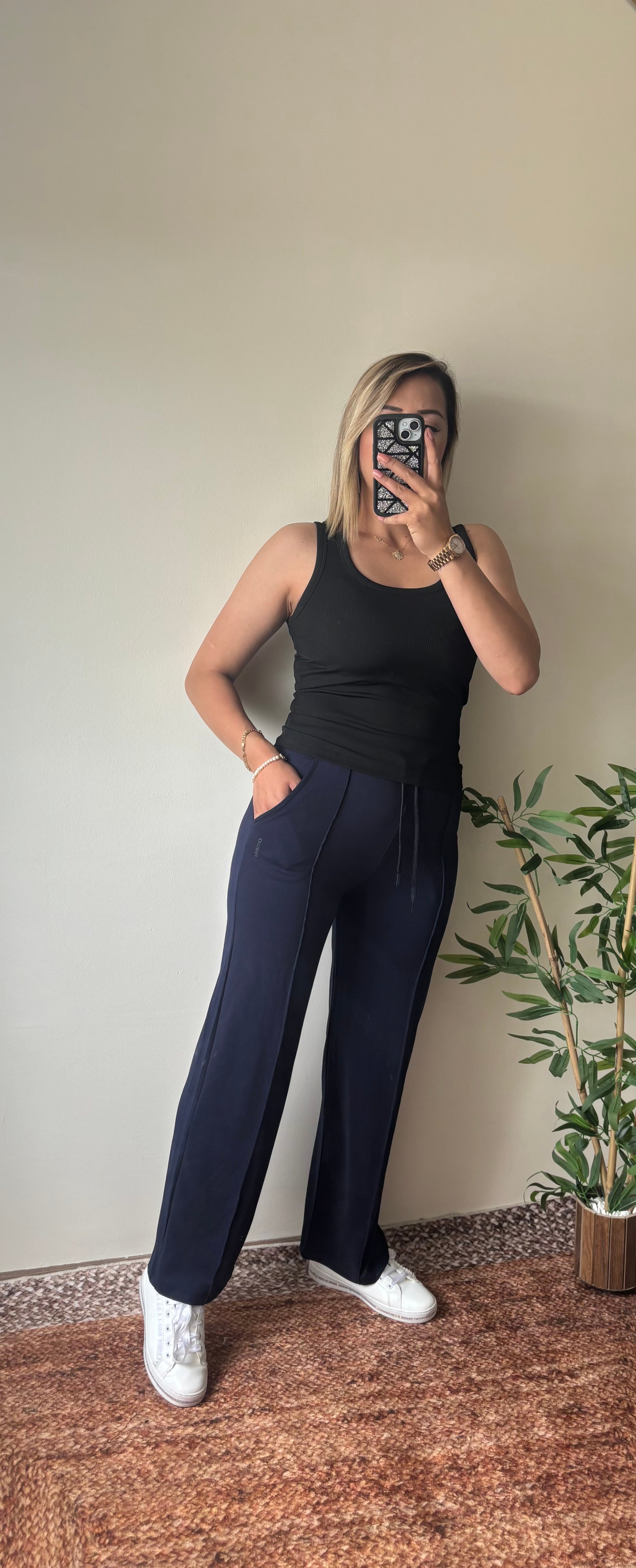 1 Alana 1 Bedava ❤️ Modal Kumaş Eşofman Altı  - lajivert