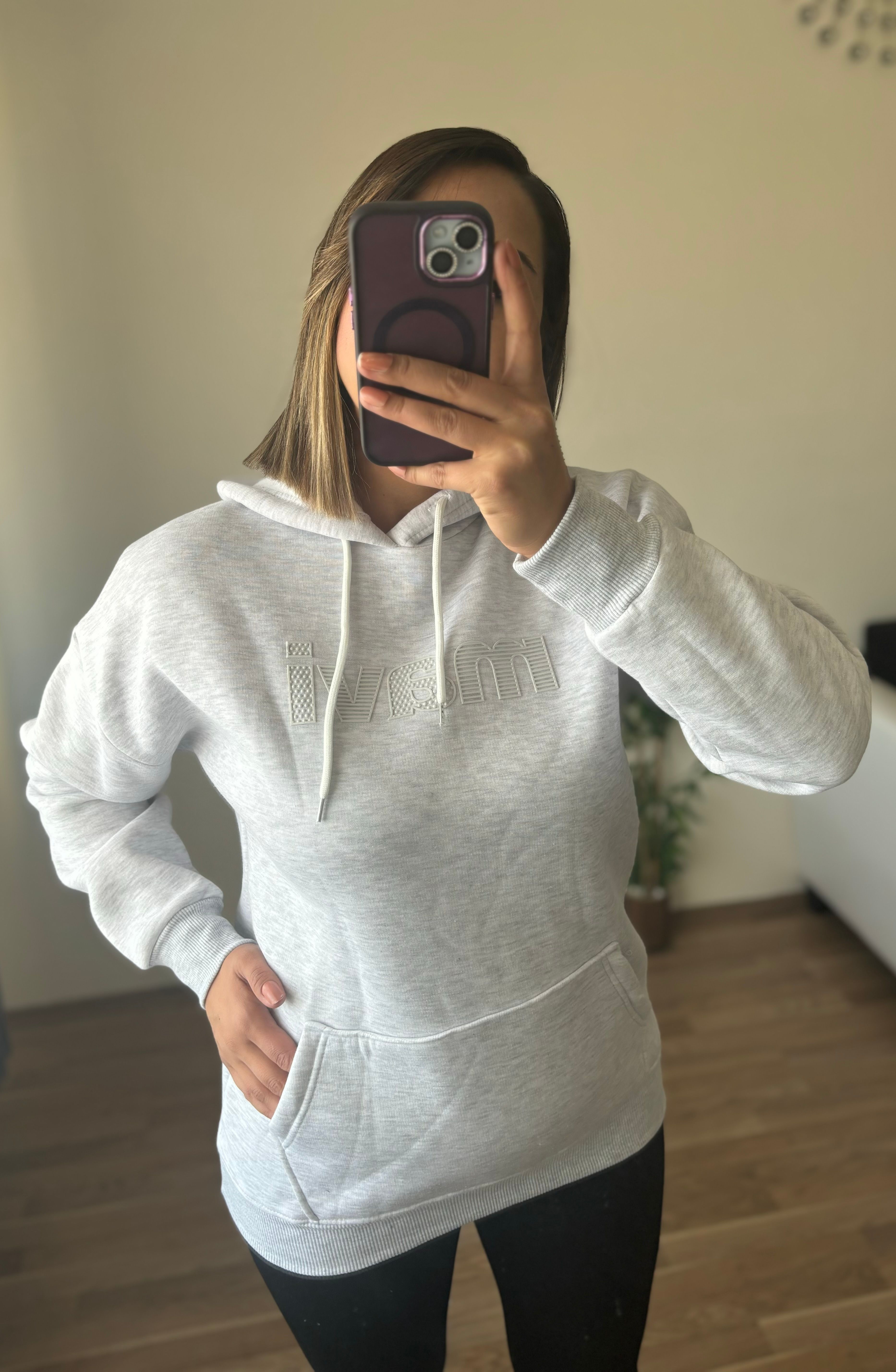 Oversize Kapşonlu Sweatshirt 