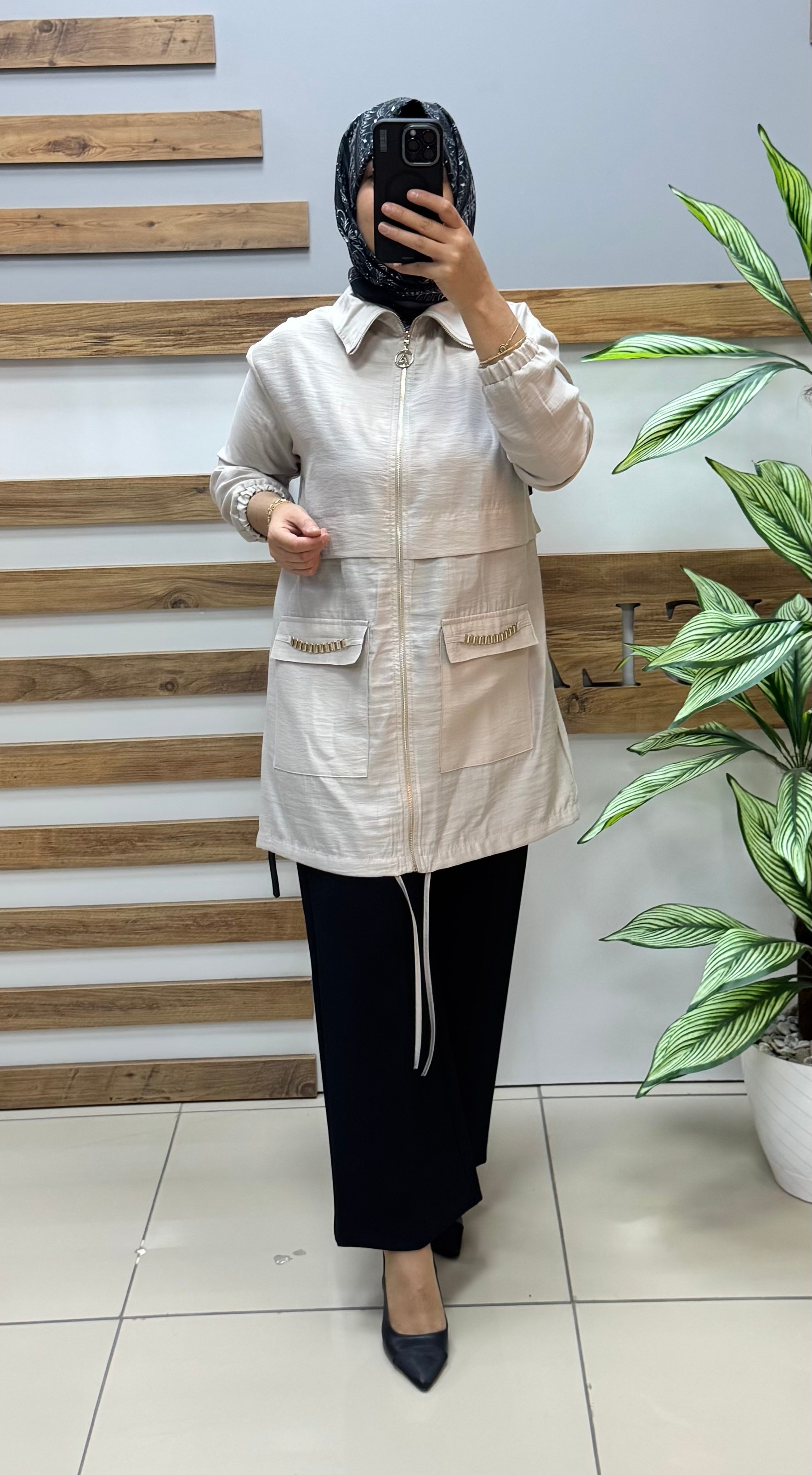 ARMİNE TREND Ceket 25YT559 - TAŞ