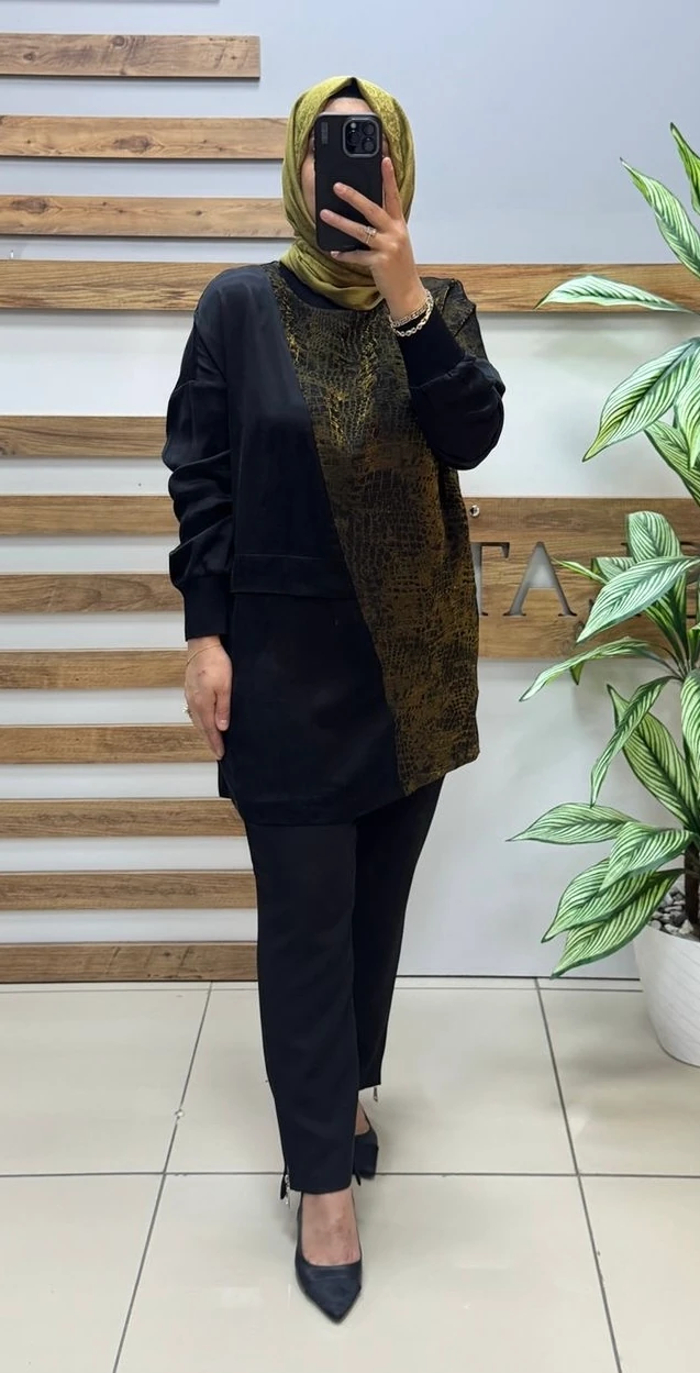 NUSS İpek Kupra Tunik NS-26K3005