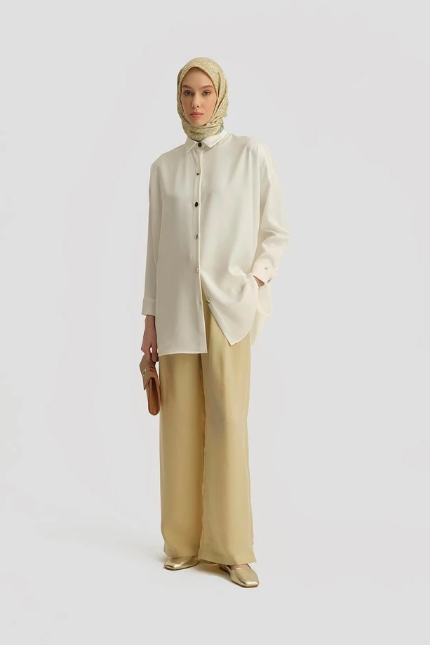 ARMİNE Gömlek ORTD8300-1 - EKRU