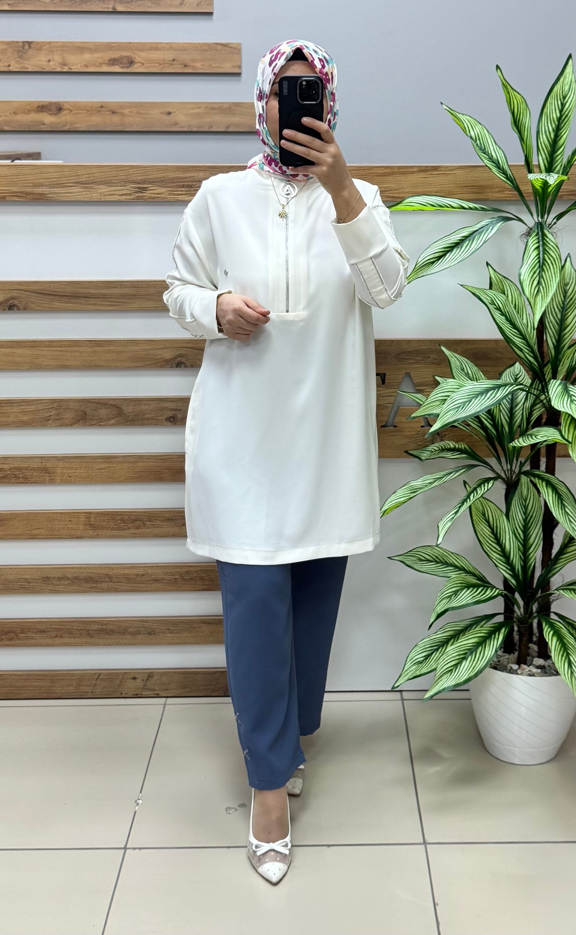 ARMİNE TREND Taş Detaylı Tunik 25YT412