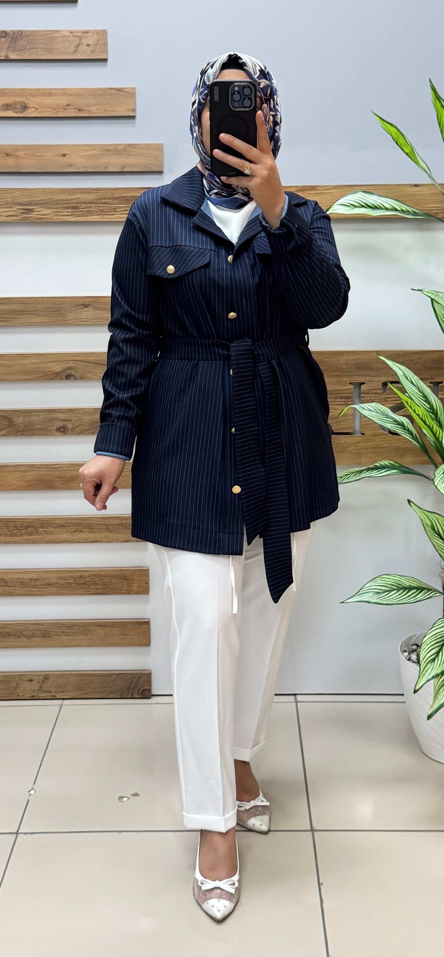 ARMİNE TREND Ceket Lacivert 25KT511
