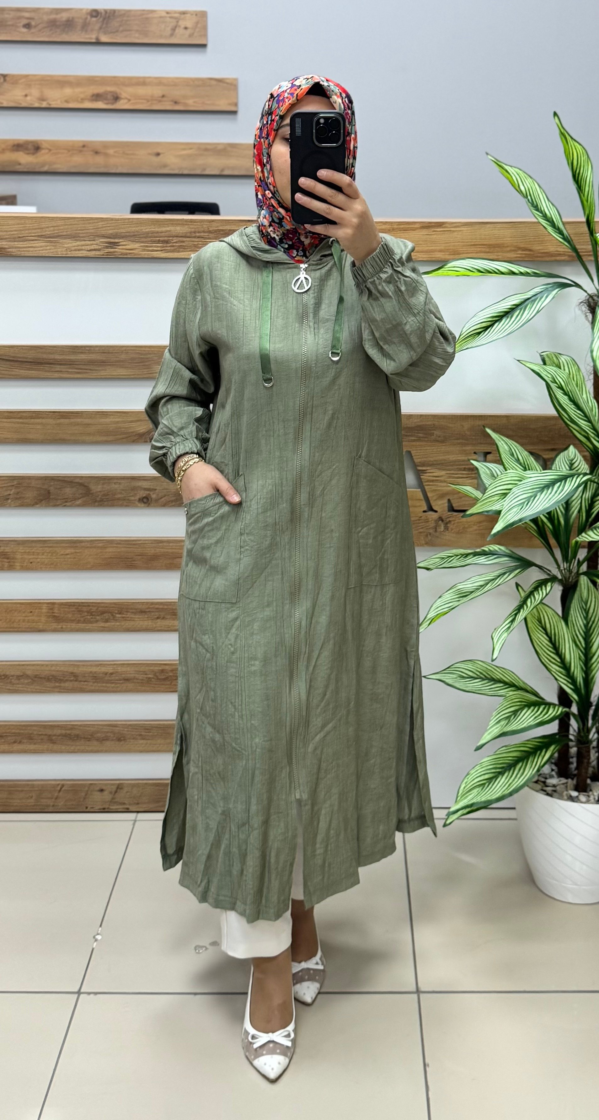 AYŞE AKAY Giy Çık Kap 6522 - HAKİ