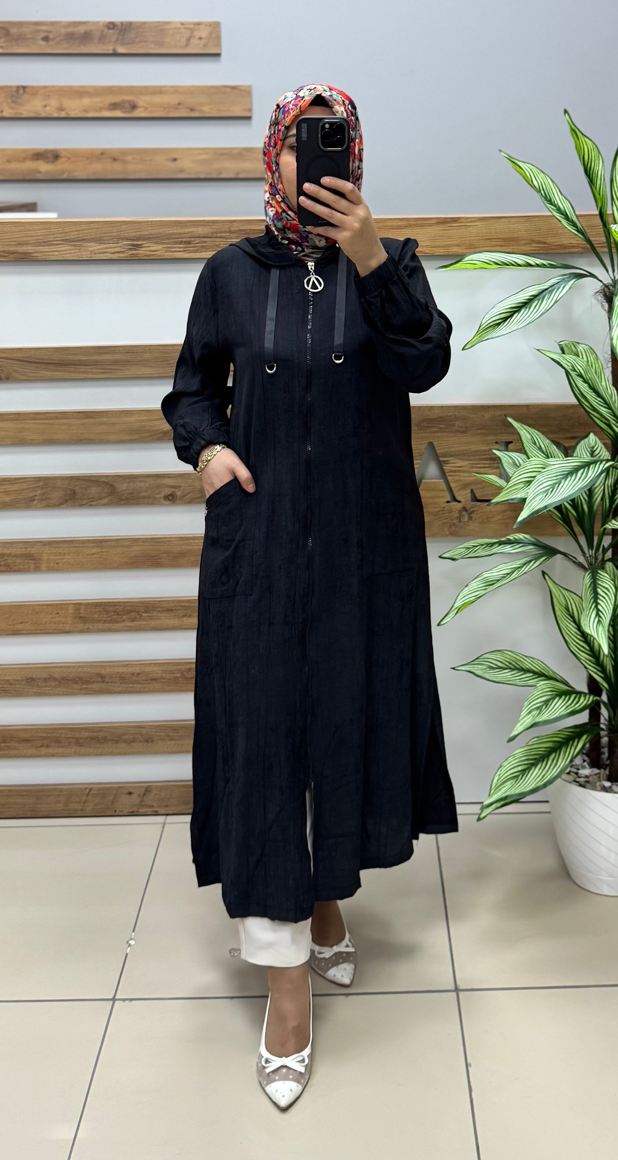 AYŞE AKAY Giy Çık Kap 6522 - SİYAH