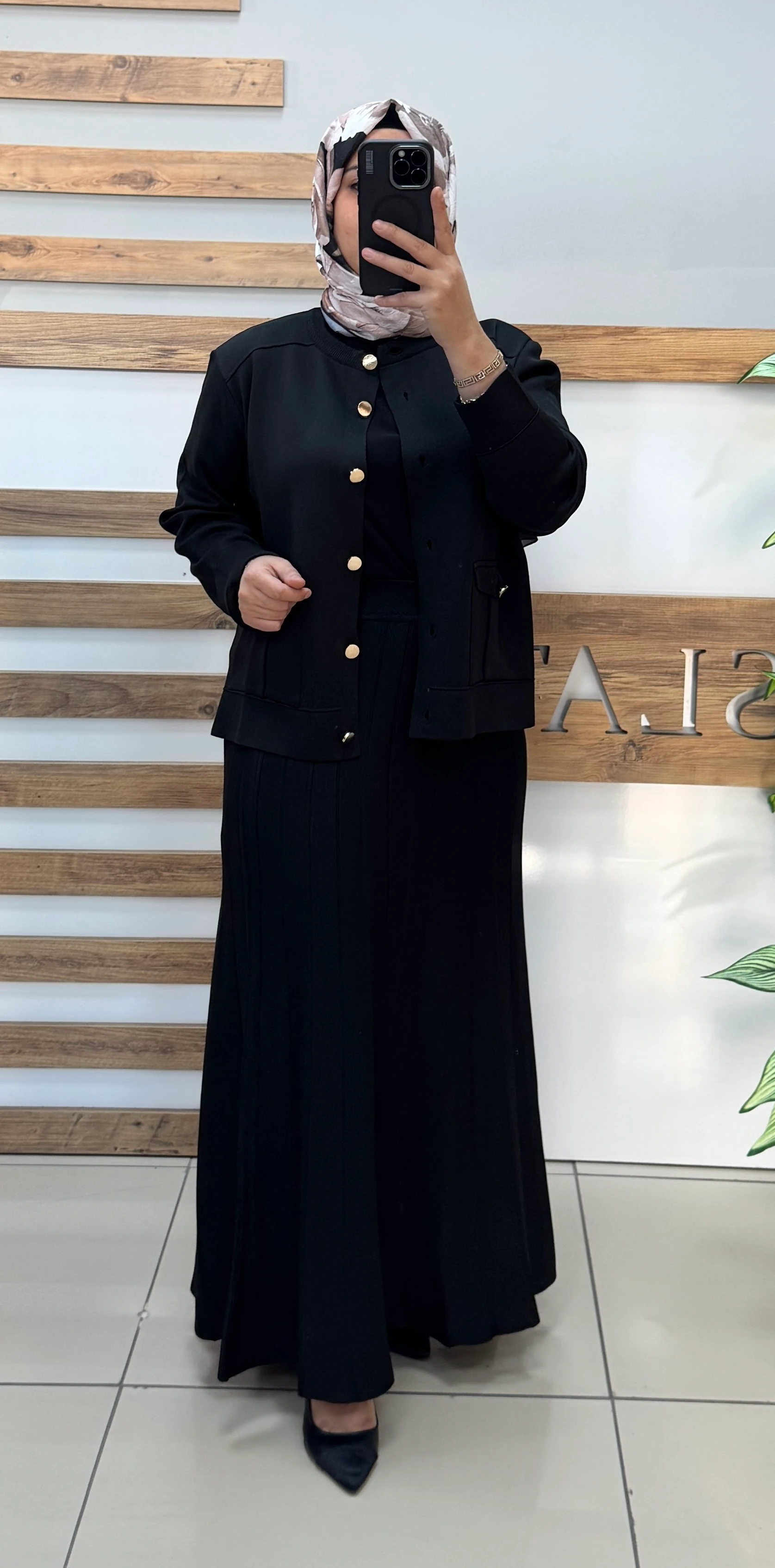 ARMİNE TREND Merserize Takım 25KTD6120 - SİYAH