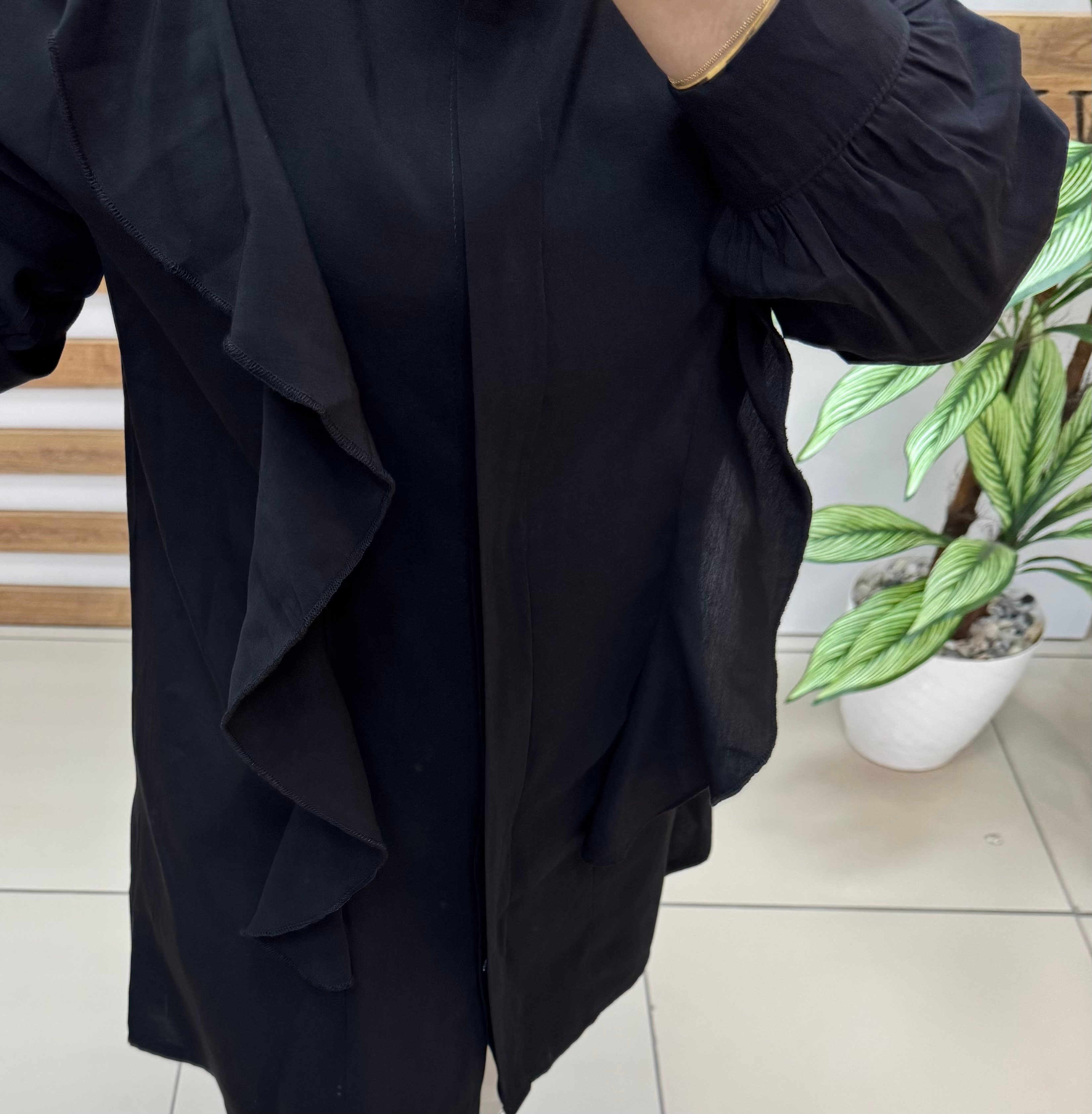 AYŞE AKAY Fırfır Detaylı Gömlek 6523