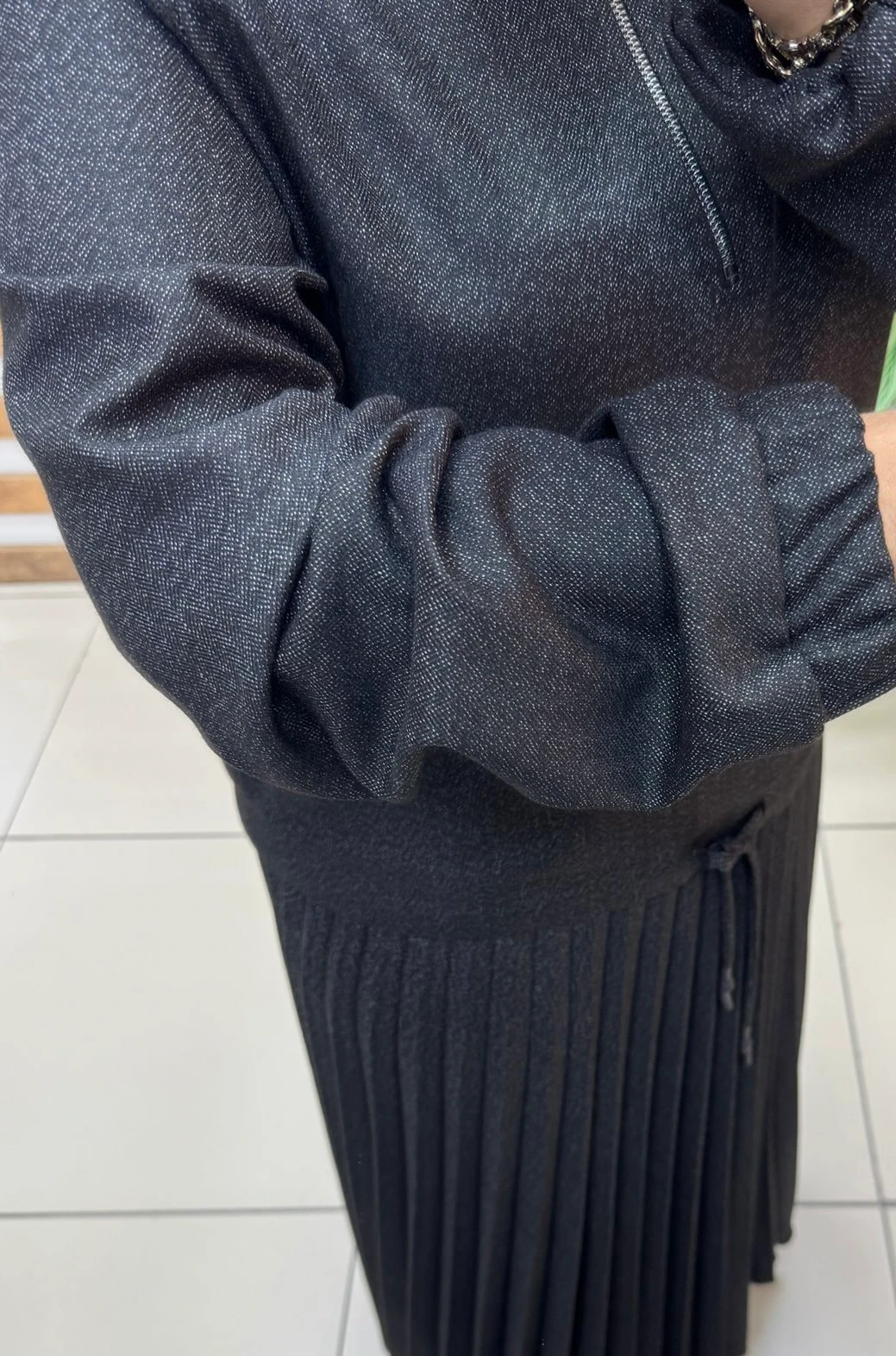 ARMİNE TREND Etekli Takım Siyah 25KT6102