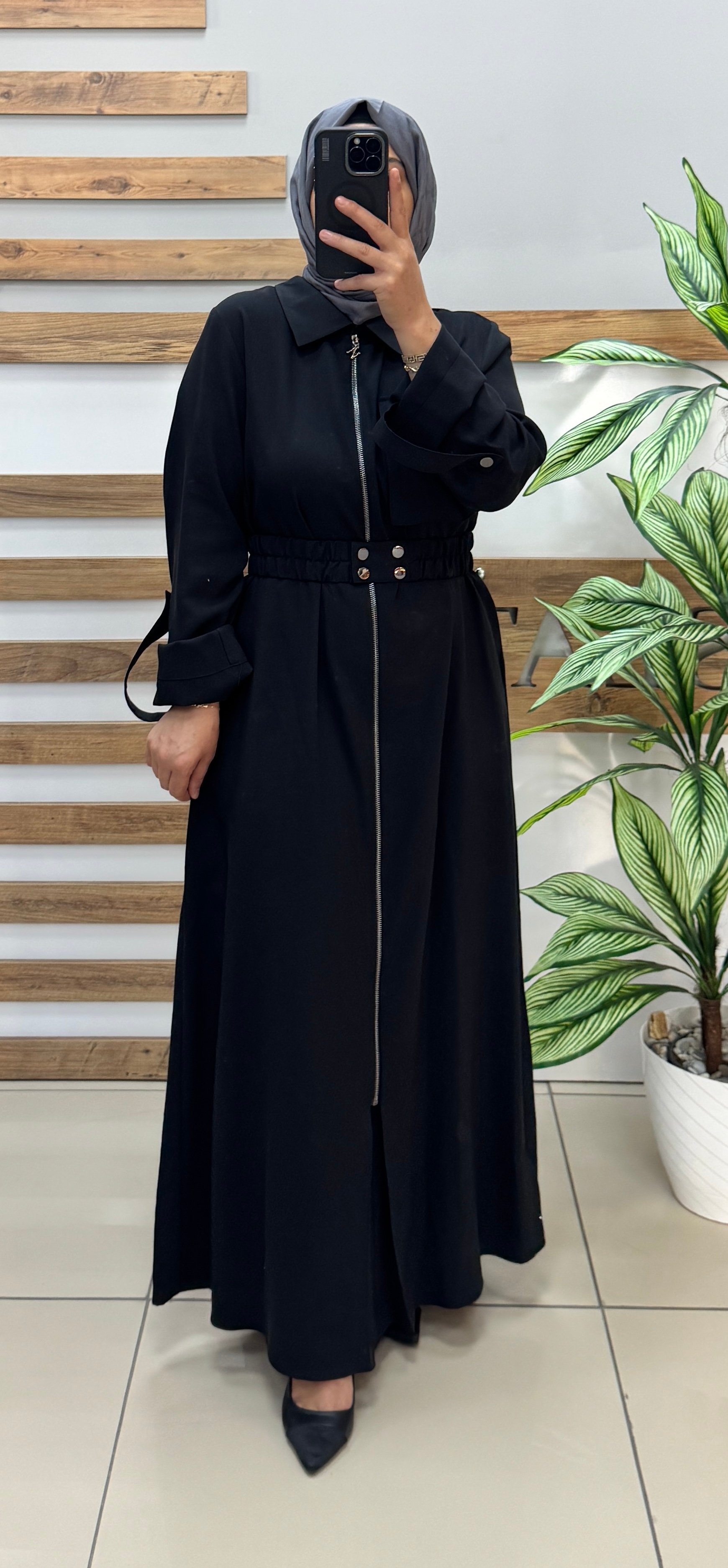 NUSS Elbise 26K2001 - SİYAH
