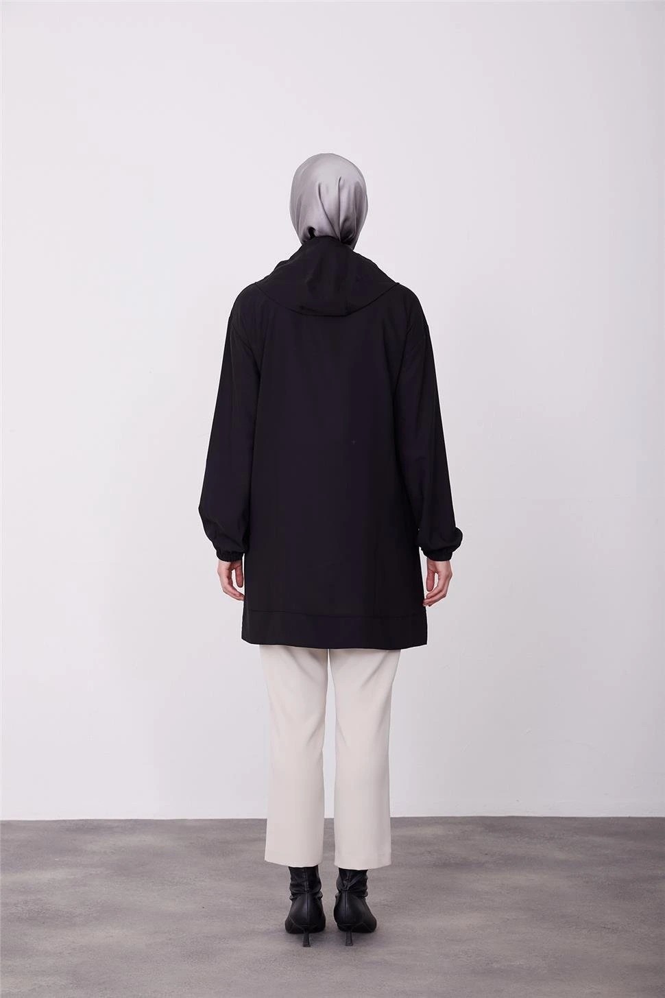ARMİNE Kapişonlu Tunik 23K4714 Siyah