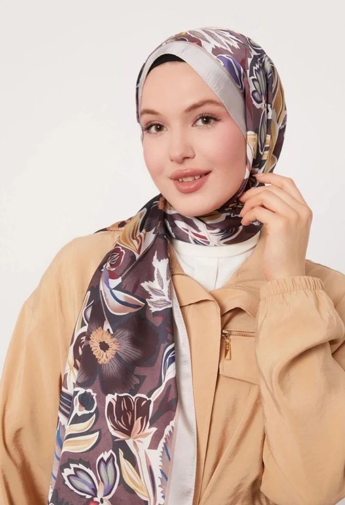 Levidor Petunya Desen Şal 1084