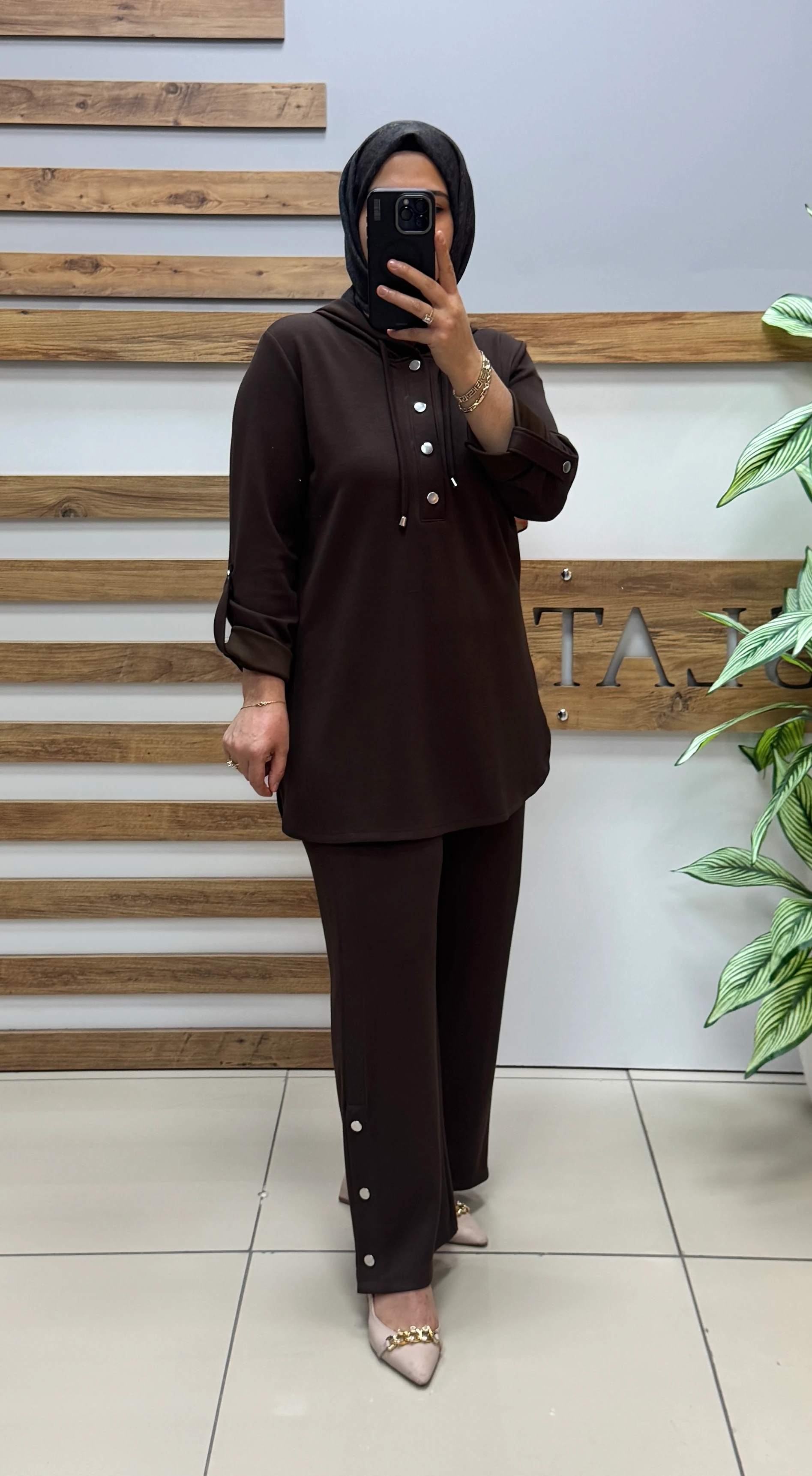 NOSHE İkili Spor Takım 4614 - KAHVERENGİ