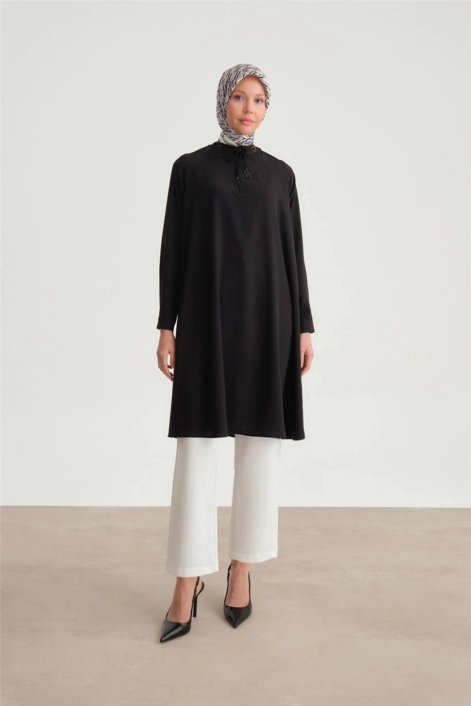 ARMİNE Tunik ORT4202 - SİYAH