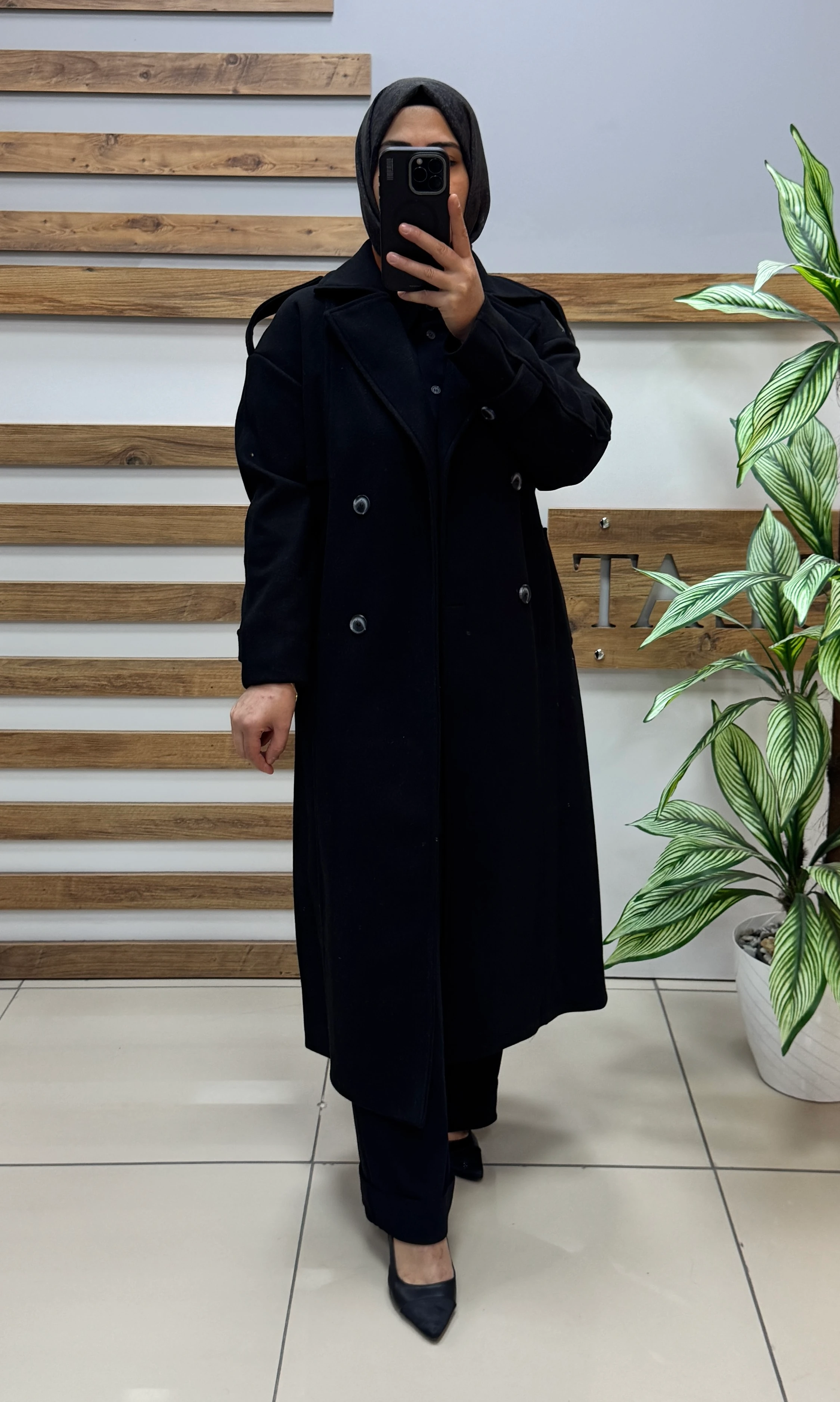 ARMİNE TREND Kaşe Kap 25KT729 - SİYAH