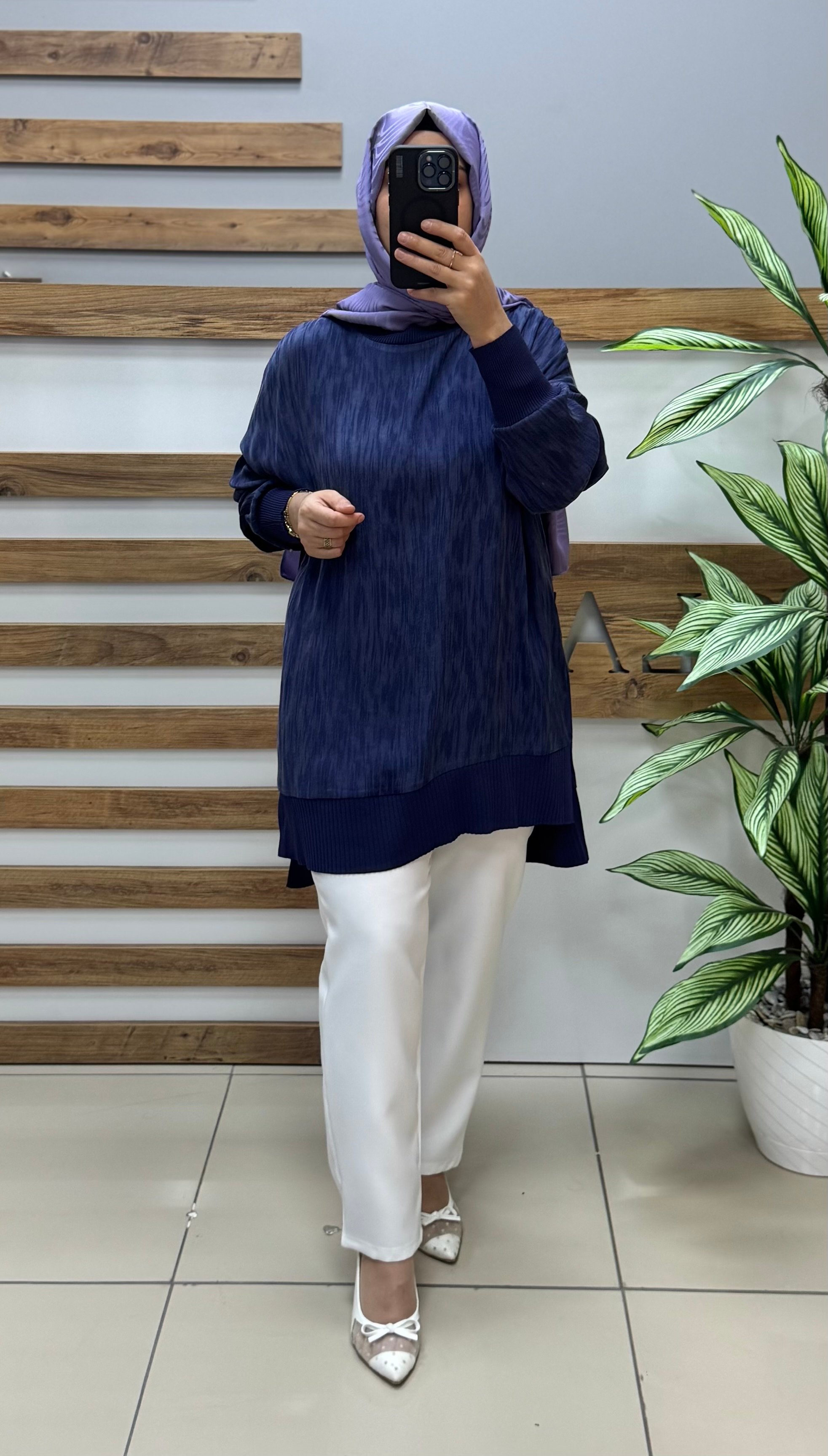 NUSS Tunik NS-25Y3009 - LACİVERT
