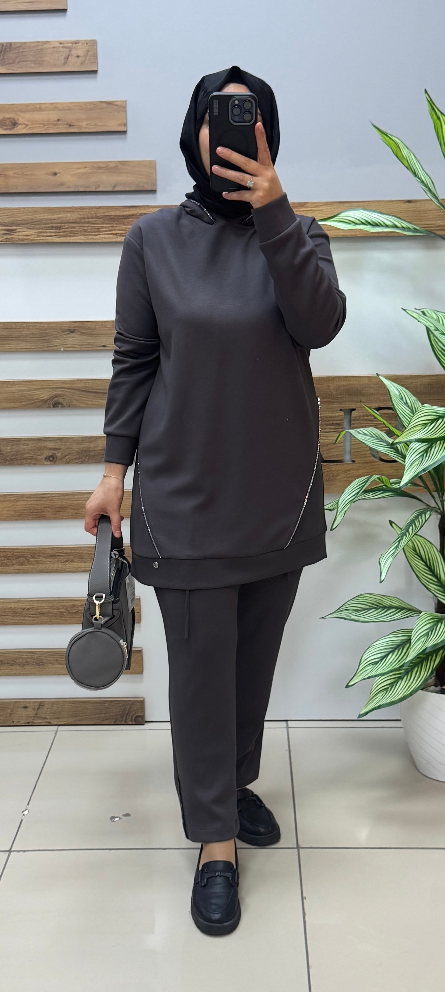 ARMİNE TREND Takım 25KT603 - ANTRASİT