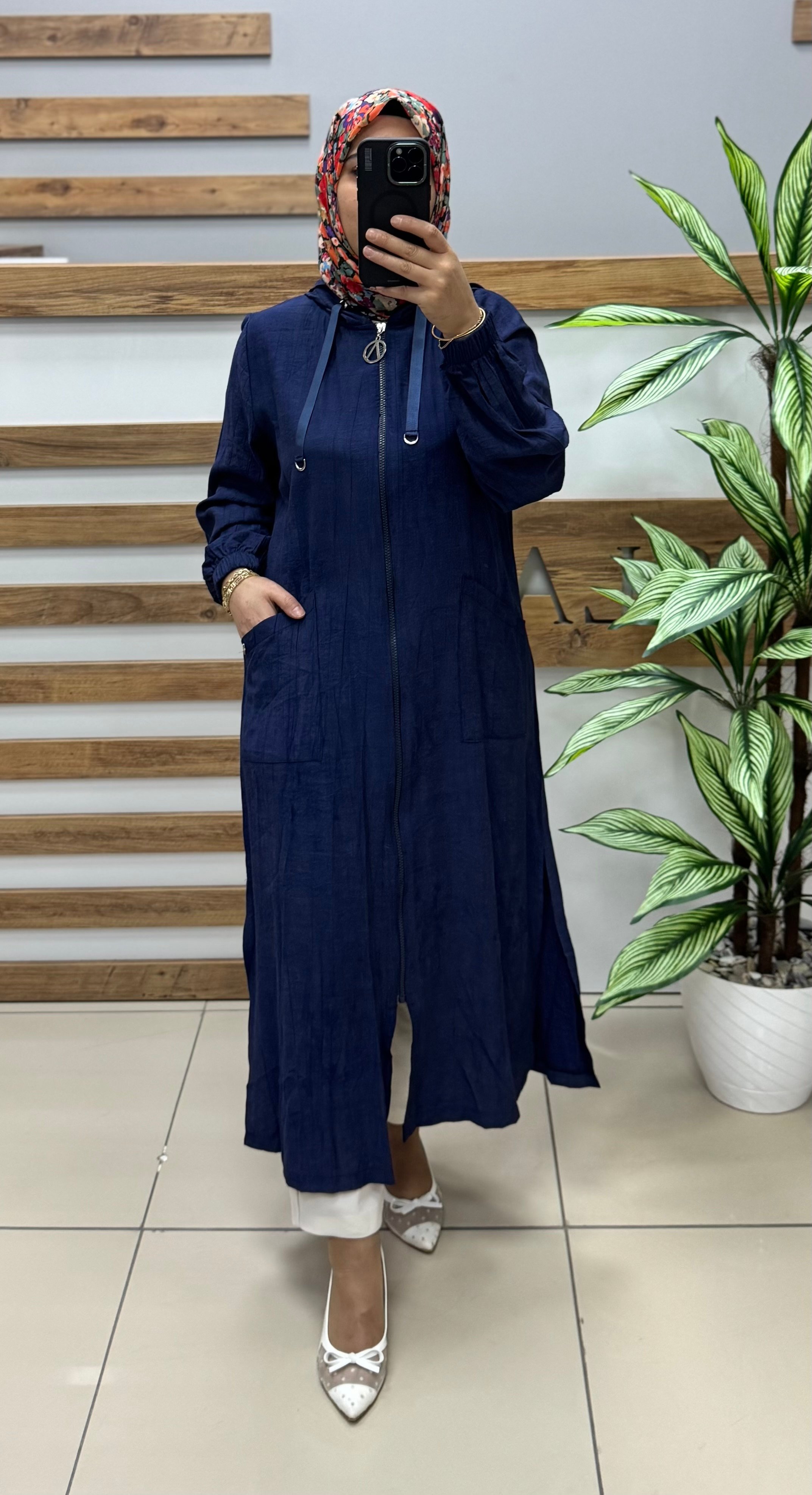 AYŞE AKAY Giy Çık Kap 6522 - LACİVERT