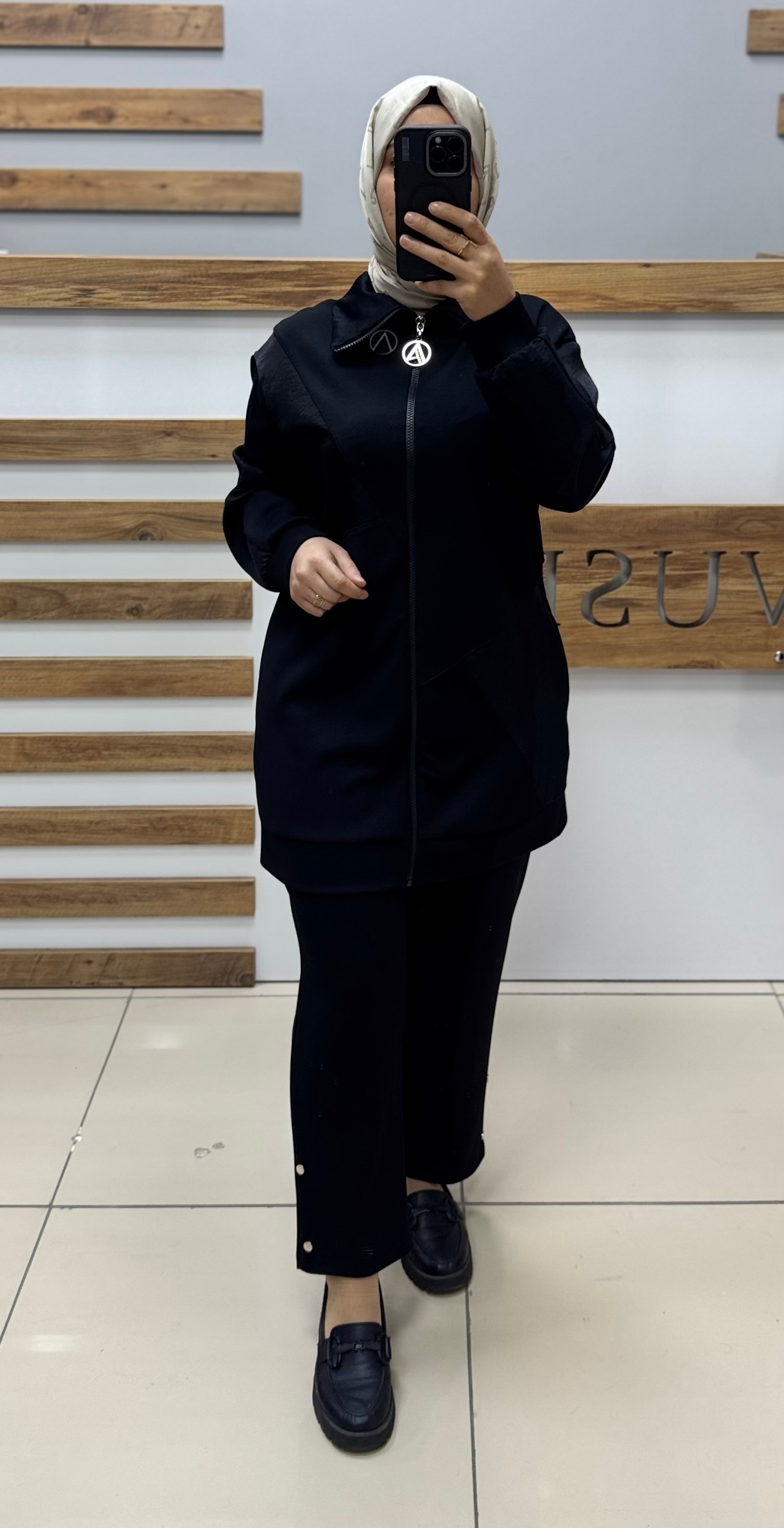 ARMİNE TREND Pantolonlu Takım 25YT646 - SİYAH