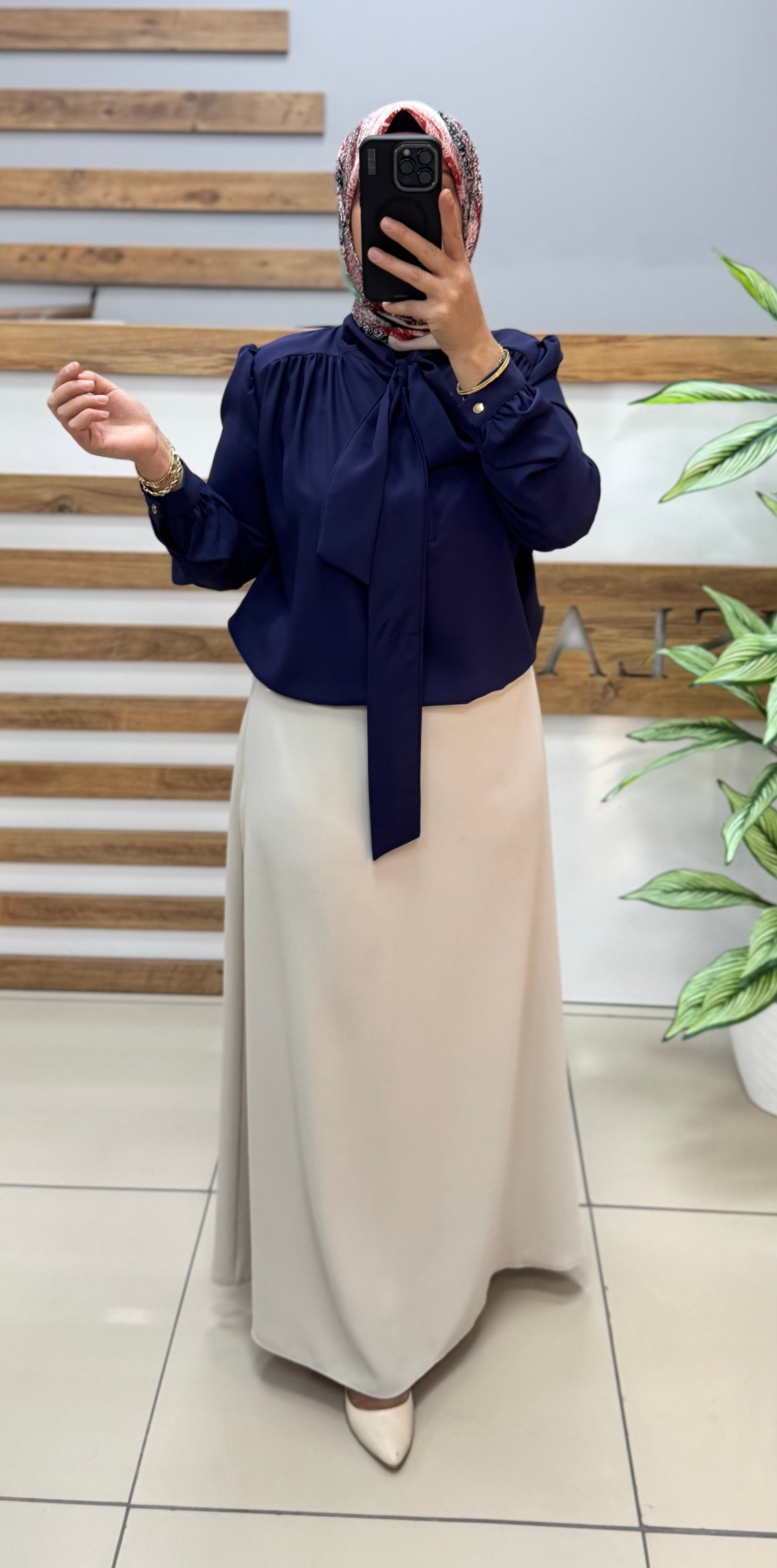 ARMİNE TREND Gömlek 25YT303 - LACİVERT