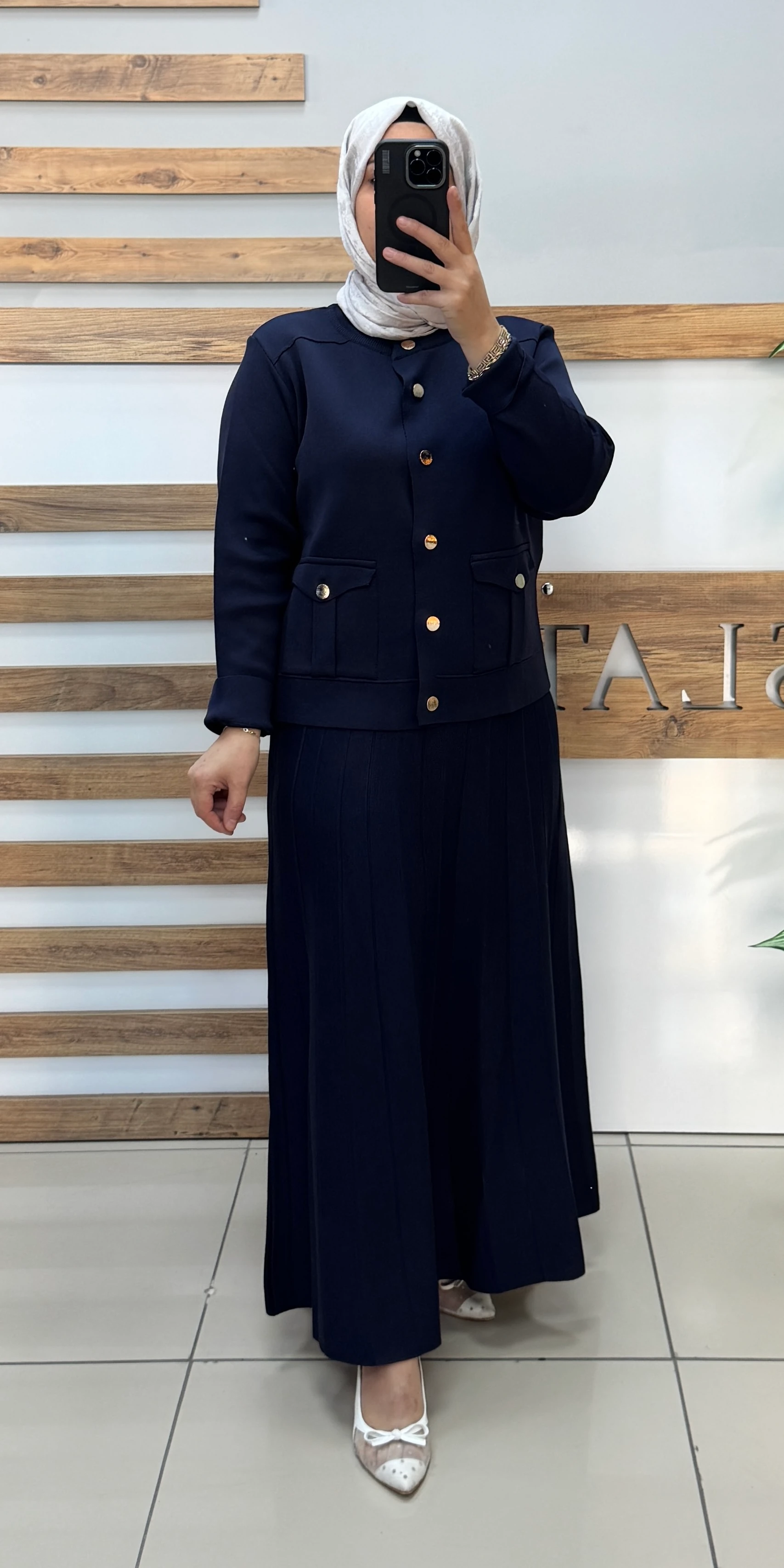 ARMİNE TREND Merserize Takım 25KTD6120 - LACİVERT