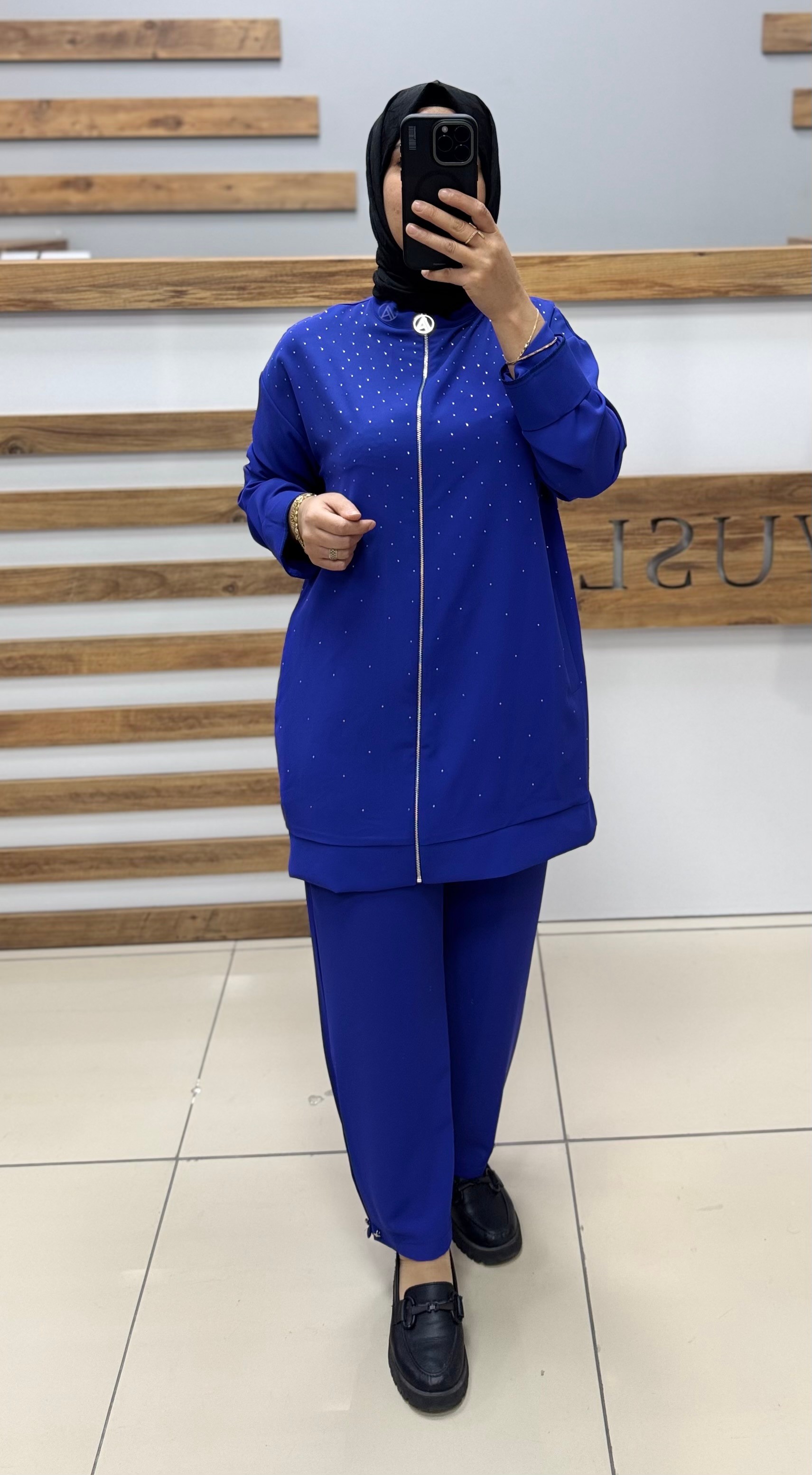 ARMİNE TREND Taş Detaylı Pantolonlu Takım 25YT640