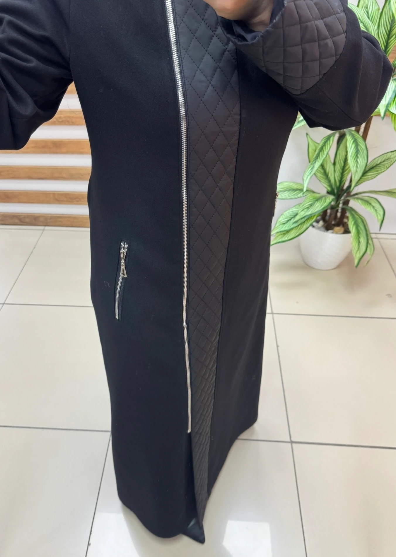 NİHLE Tam Boy Kaşe Kap Siyah 7663