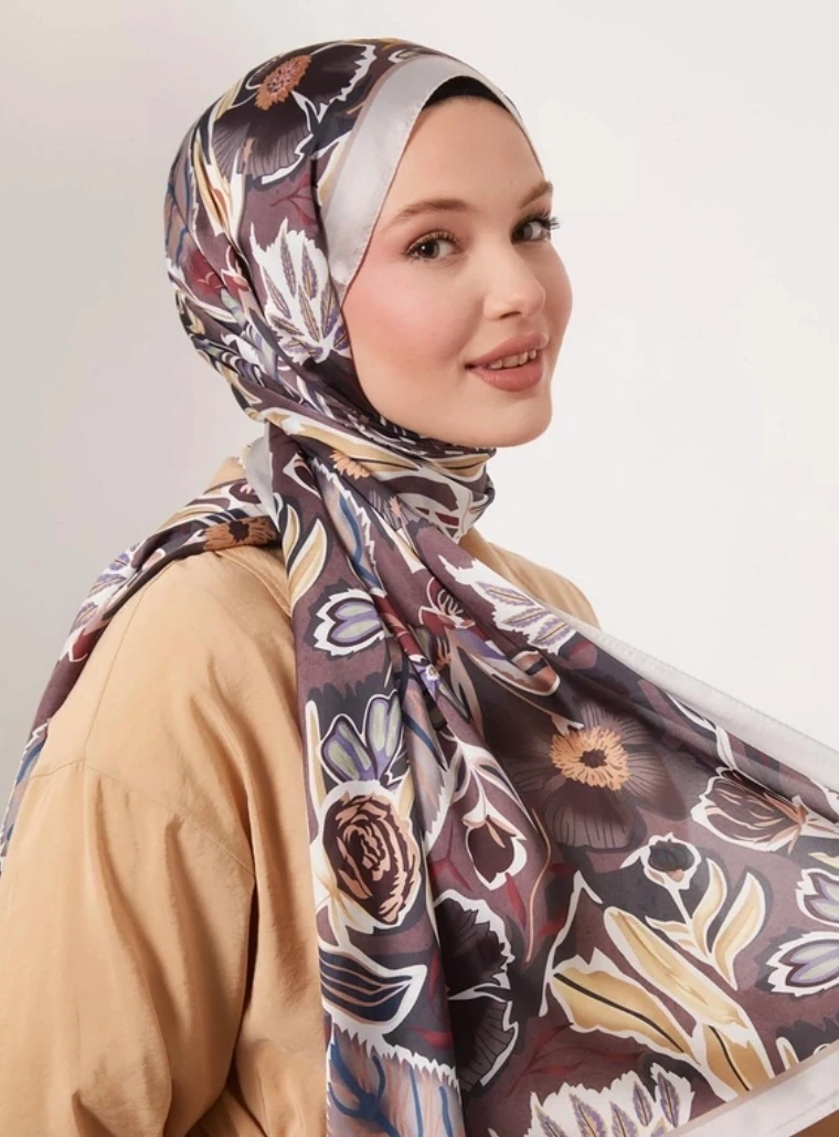 Levidor Petunya Desen Şal 1084