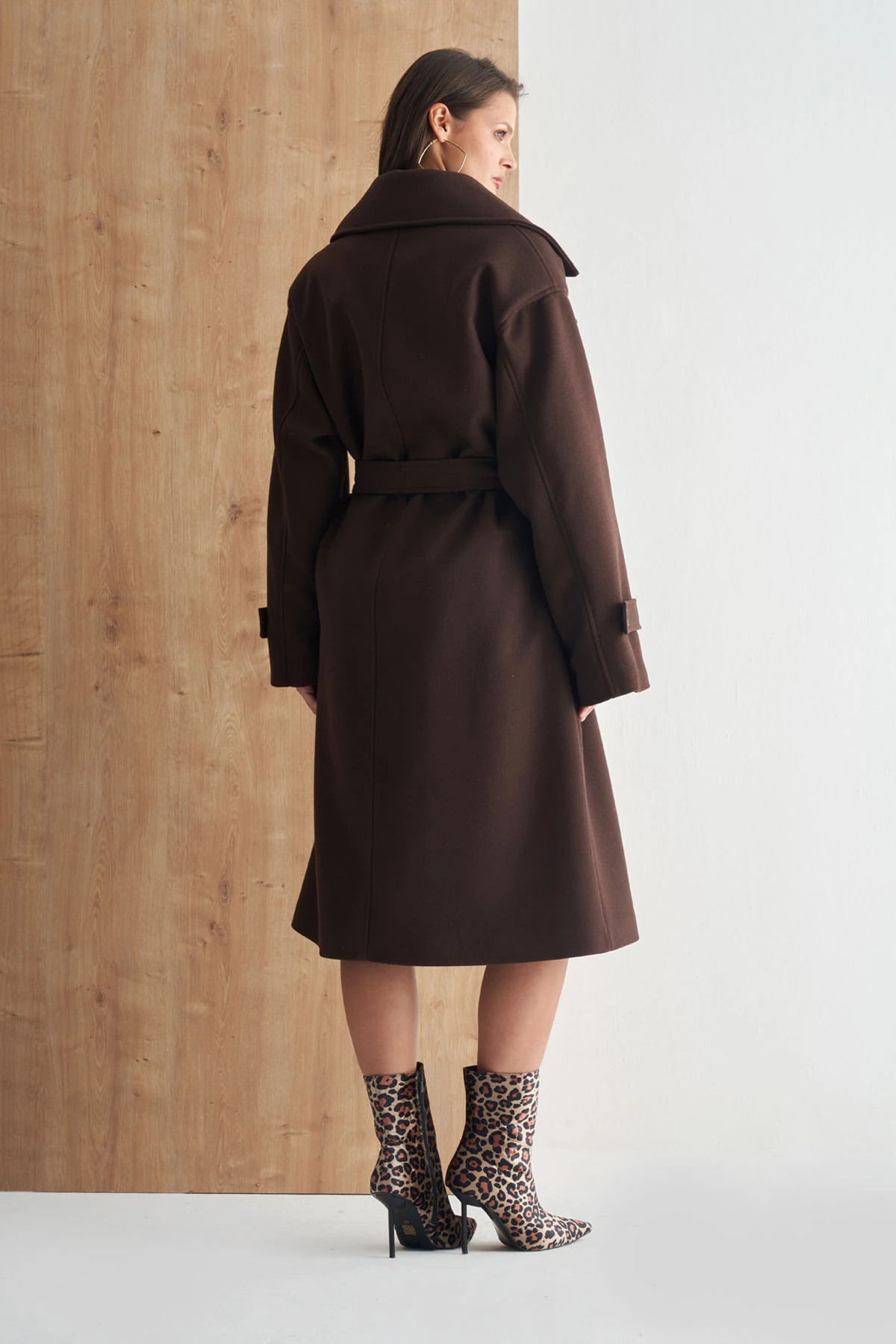 Oversize Premium Kaşe Kaban