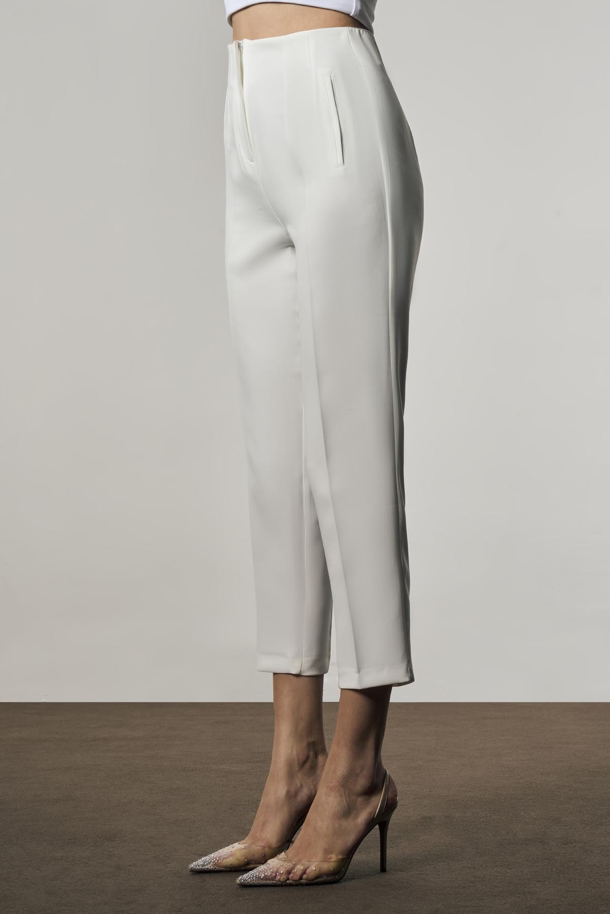 BTK10113 Pantolon - BEYAZ