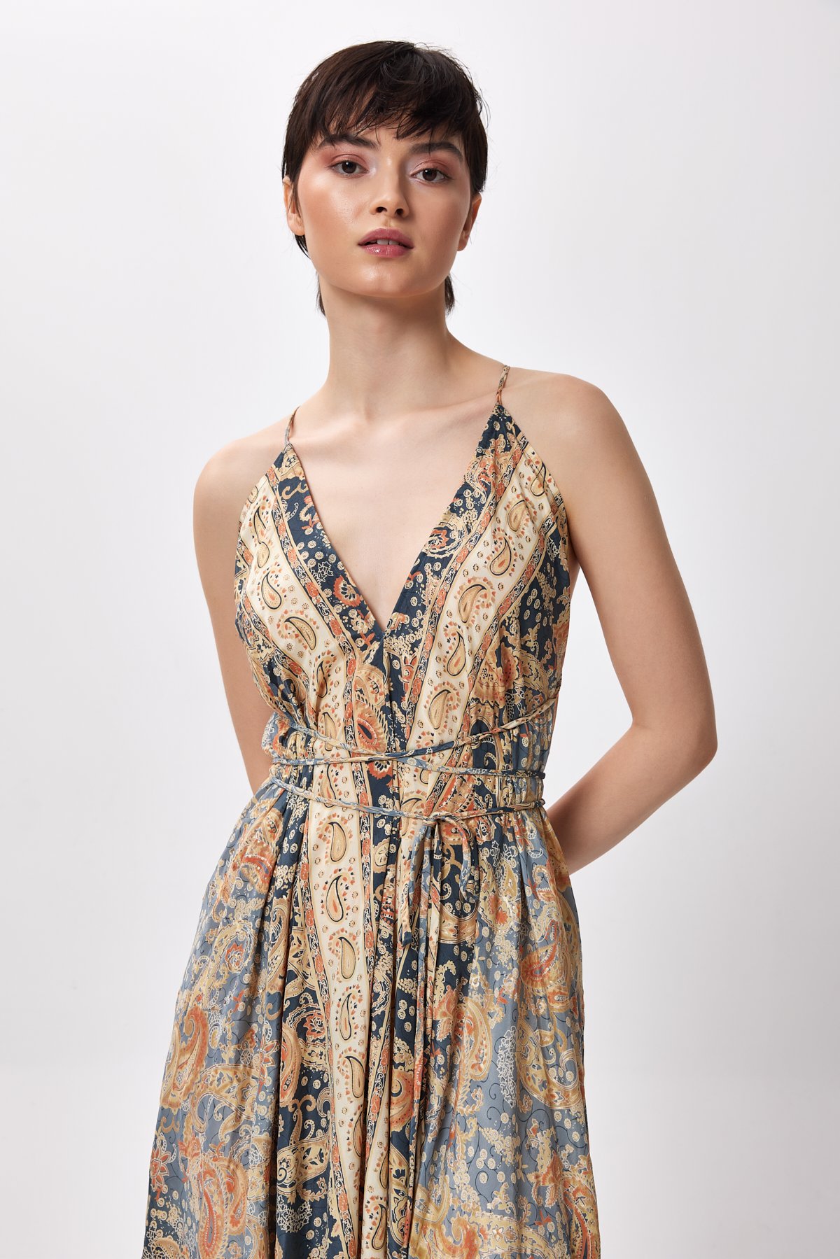 BTK40039 Desenli Elbise
