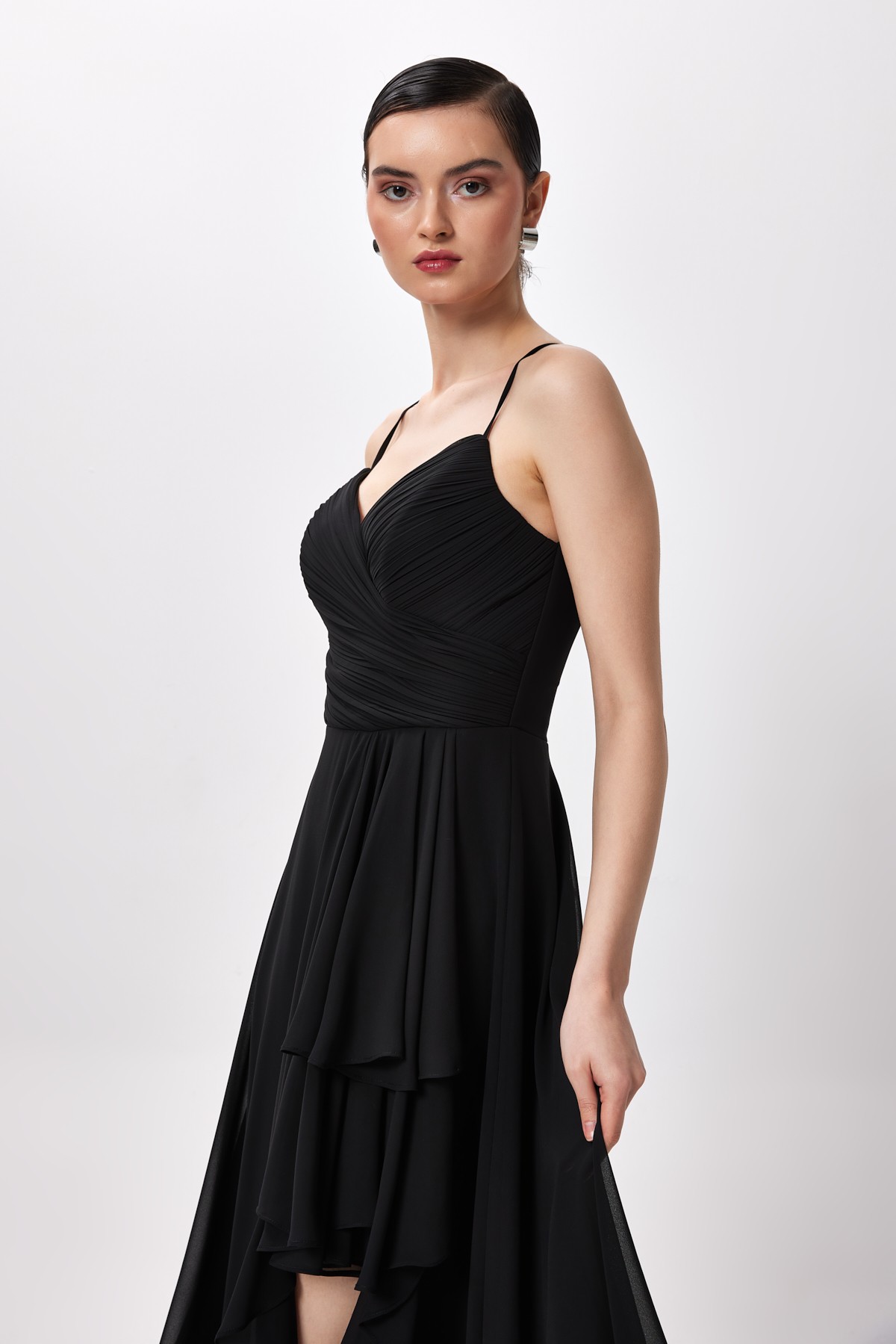 BTK94636 Maxi Boy Abiye Elbise