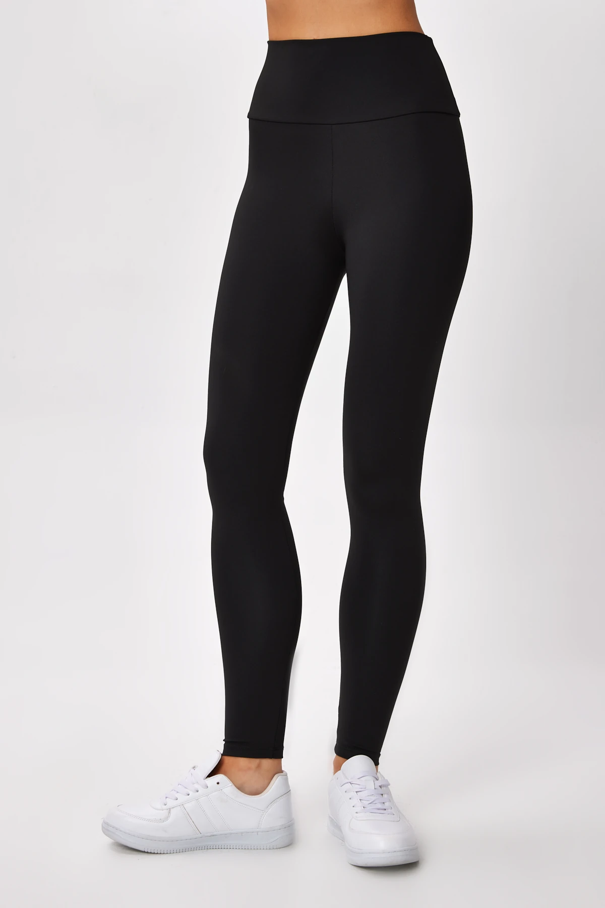 Yüksek Bel Düz Form Tayt