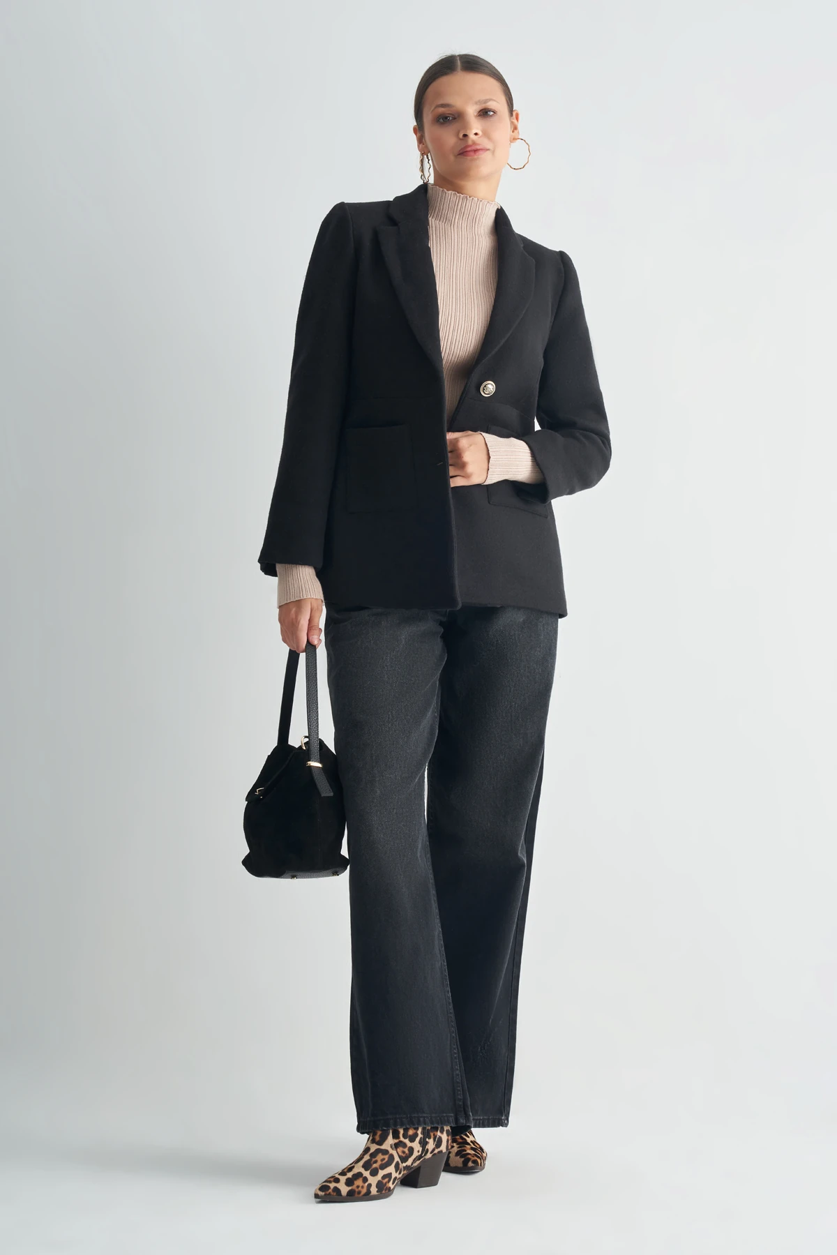 Modal Dökümlü Pantolon