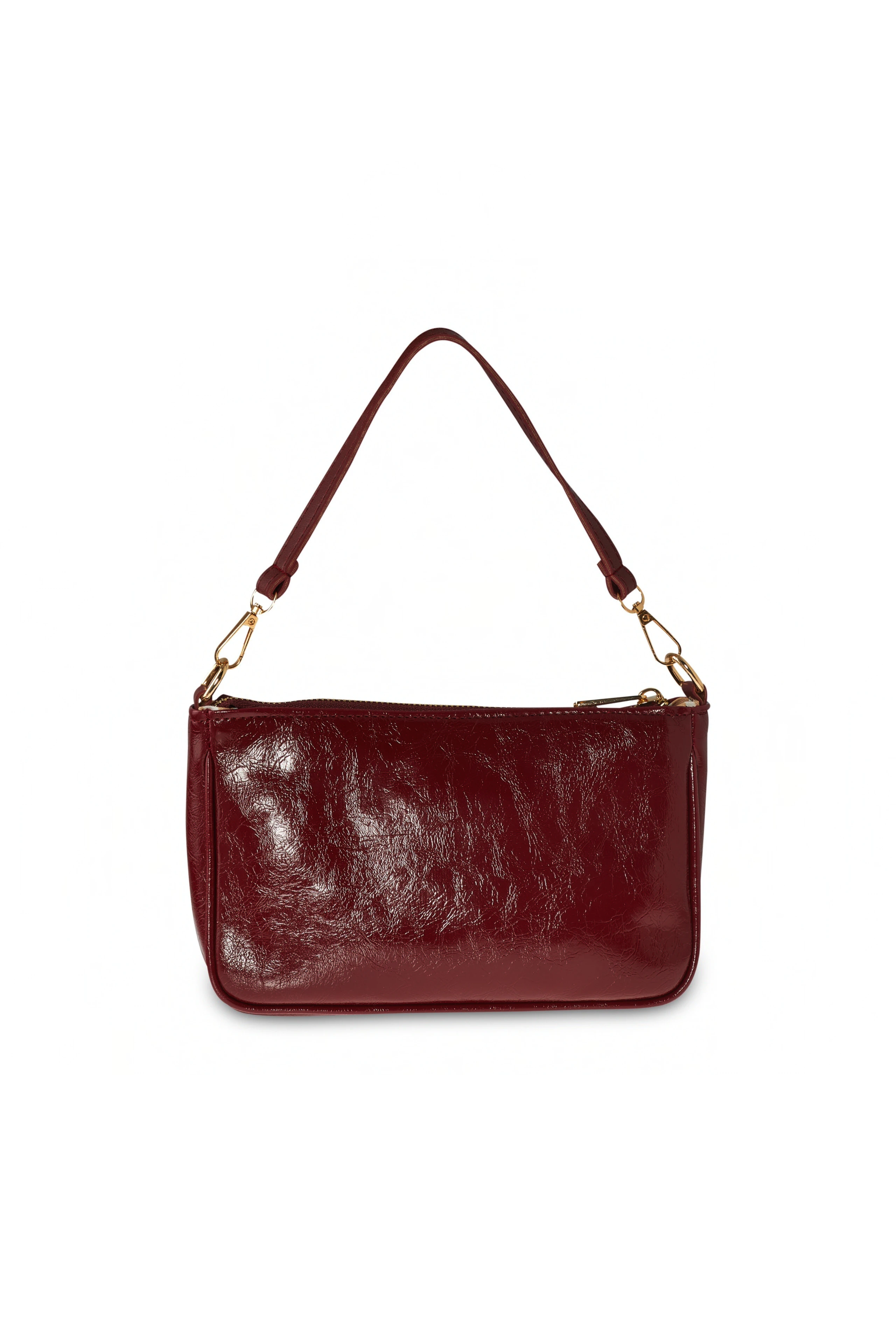 Parlak Deri Görünümlü Çanta