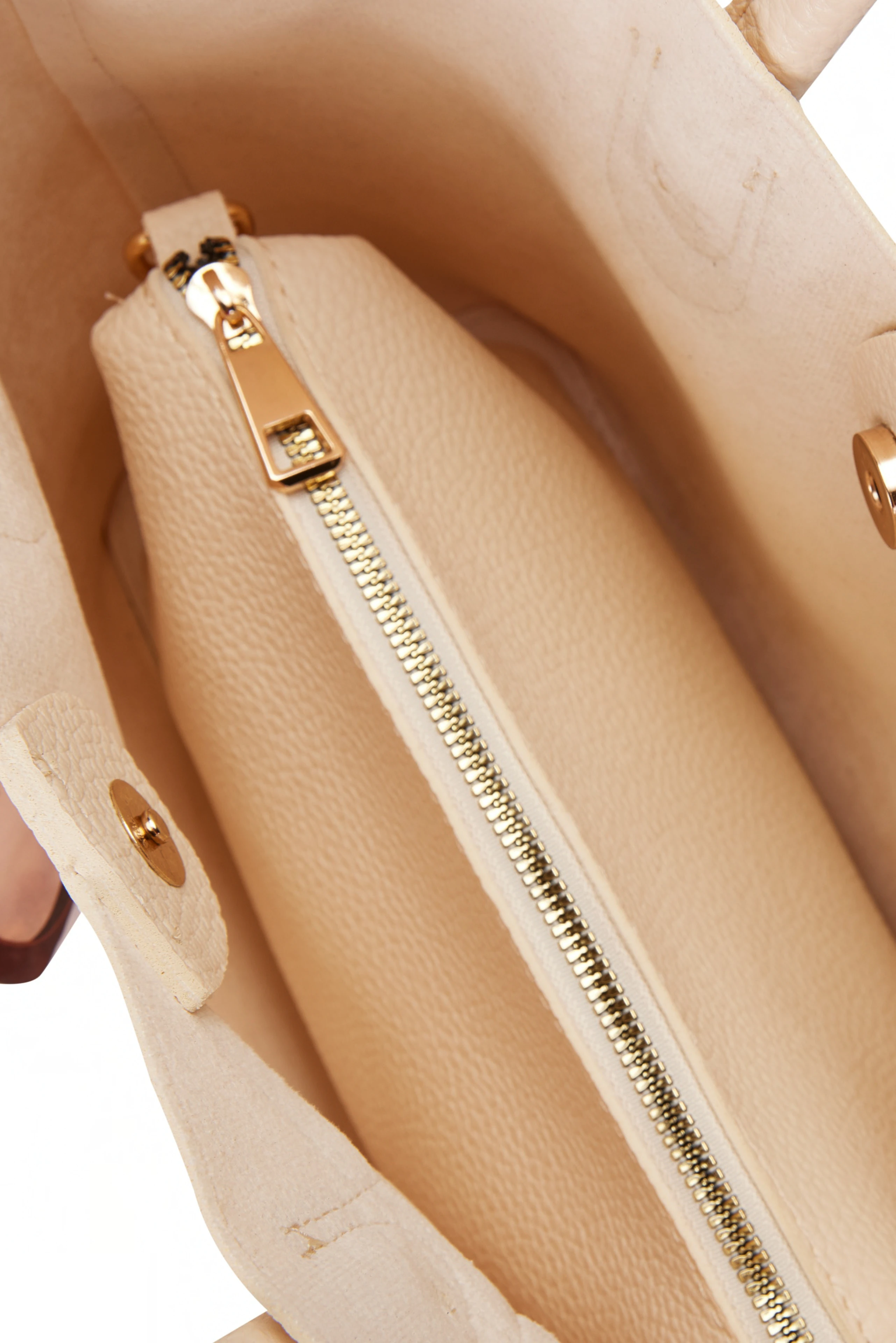 Şal Detaylı Çanta - krem