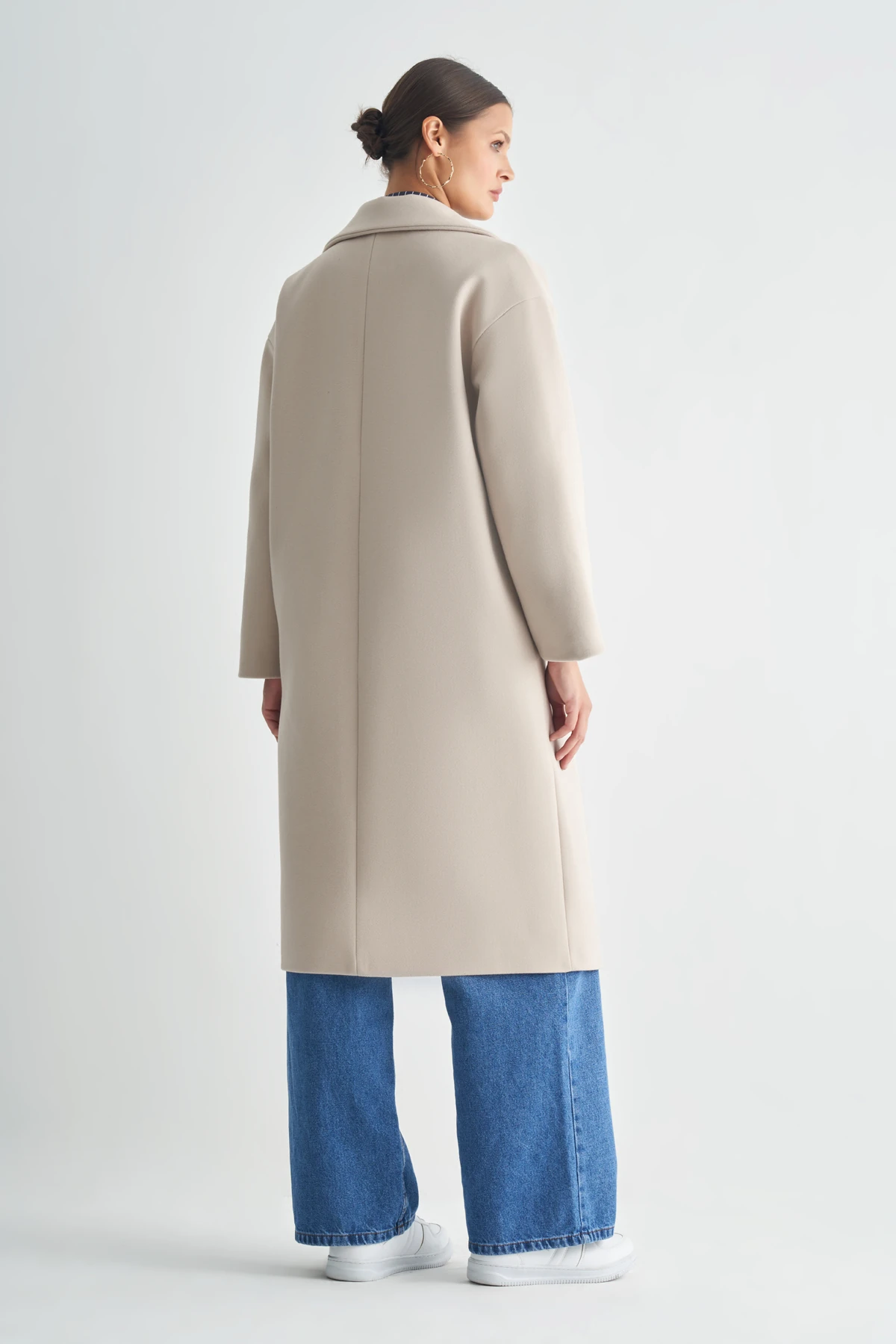 Uzun Premium Kaşe Kaban