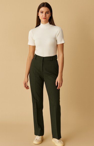 1000044 Düz Casual Pantolon - haki