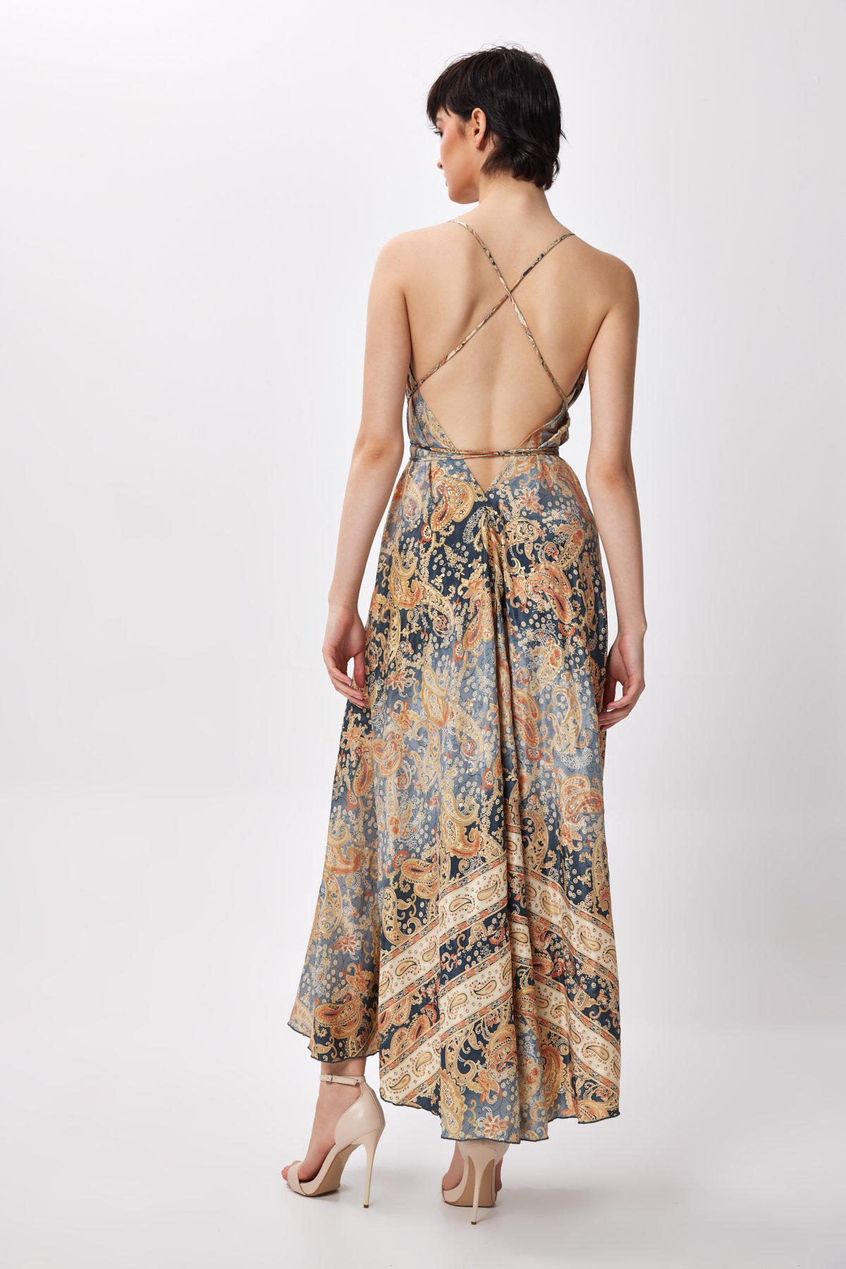 BTK40039 Desenli Elbise
