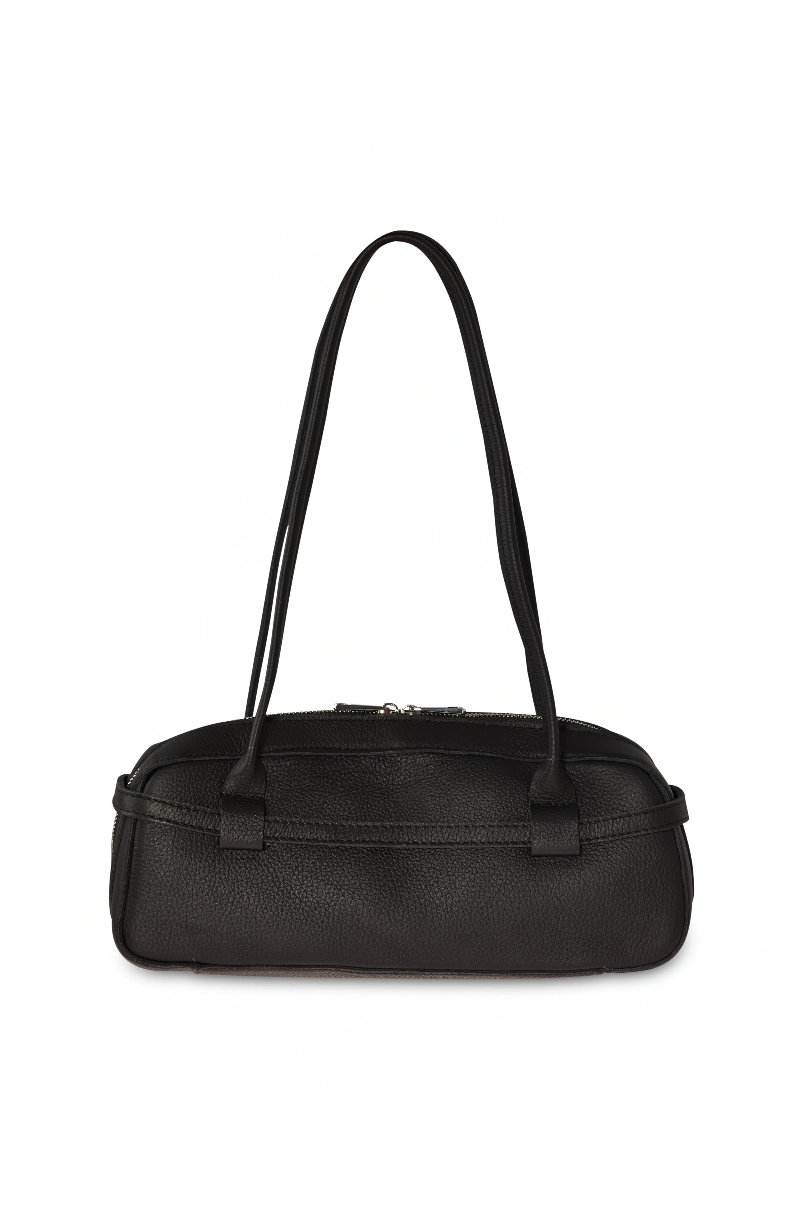 Tokalı Dikdörtgen Form Çanta - Siyah