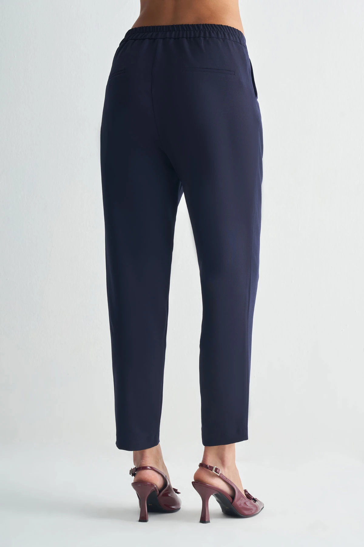 Modern Kesim Rahat Pantolon - Lacivert