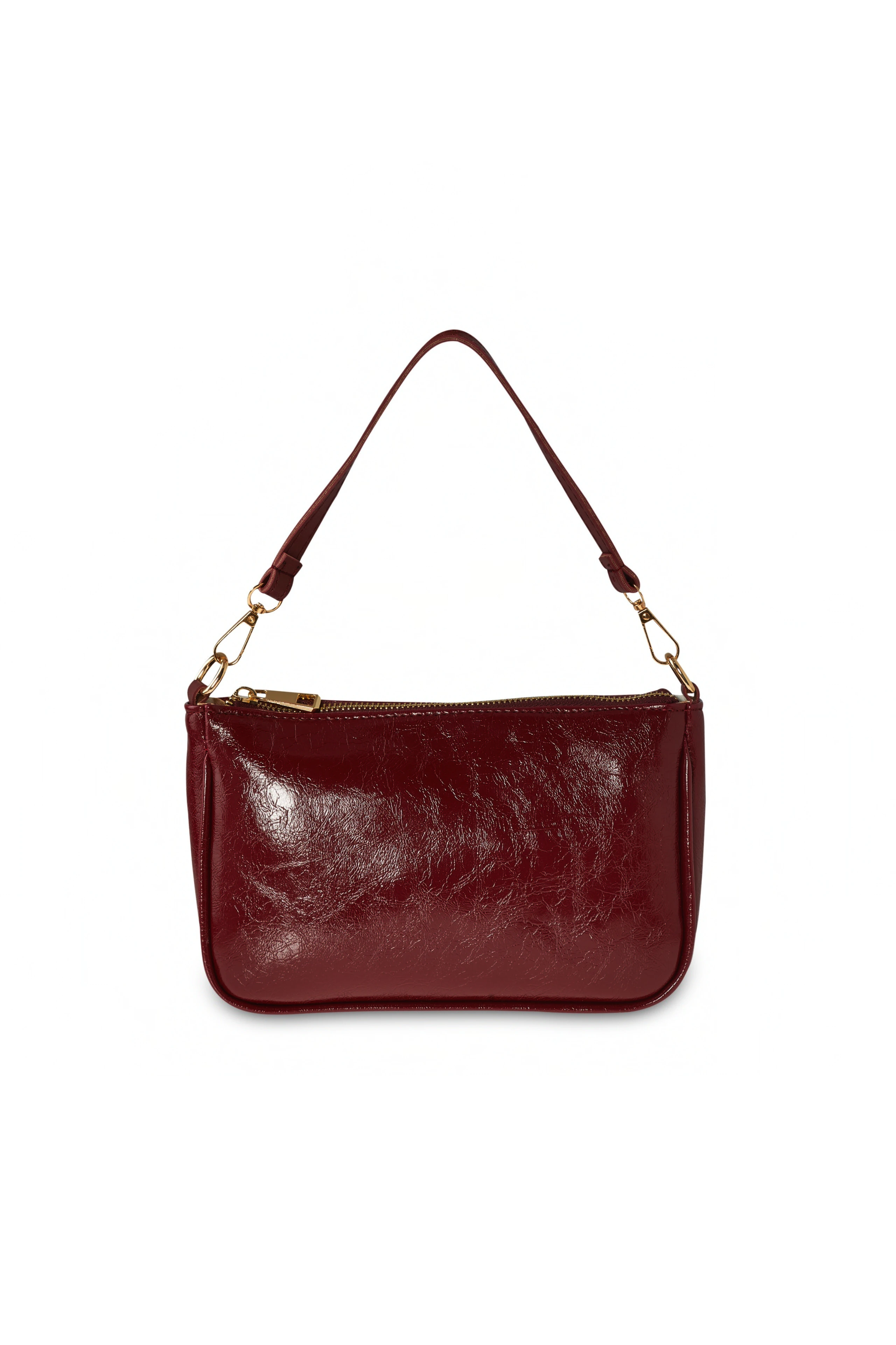 Parlak Deri Görünümlü Çanta