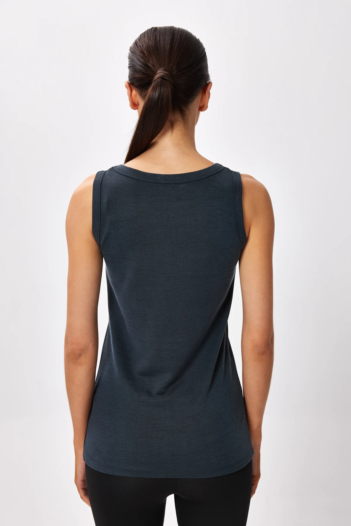 Geniş Askılı Atlet - Siyah