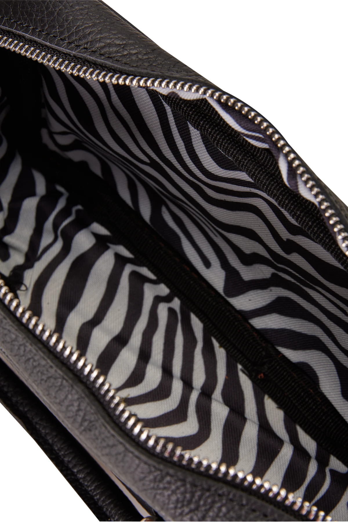 Deri Görünümlü Kutu Form Çanta - Siyah