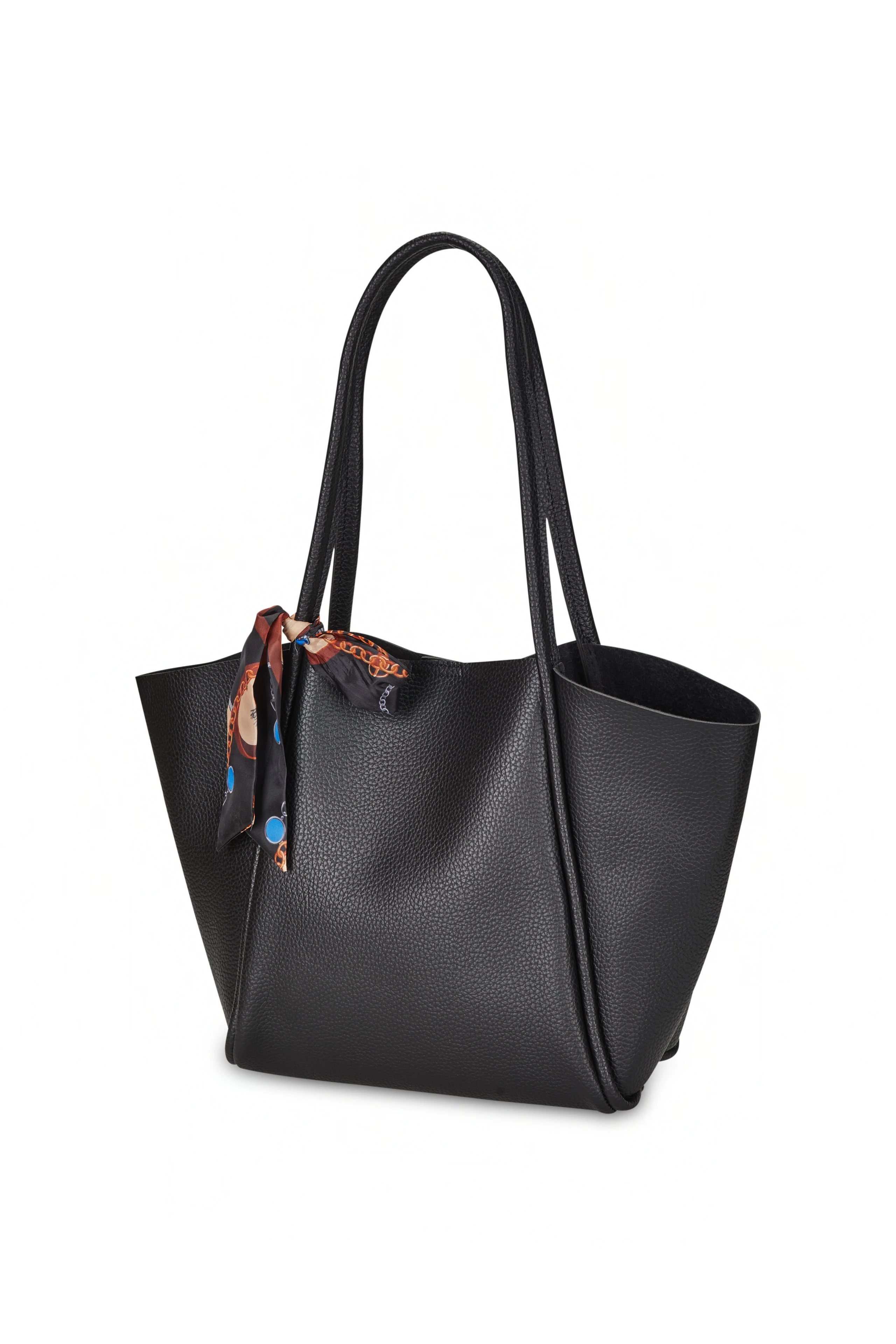 Trapez Formlu Çanta - Siyah