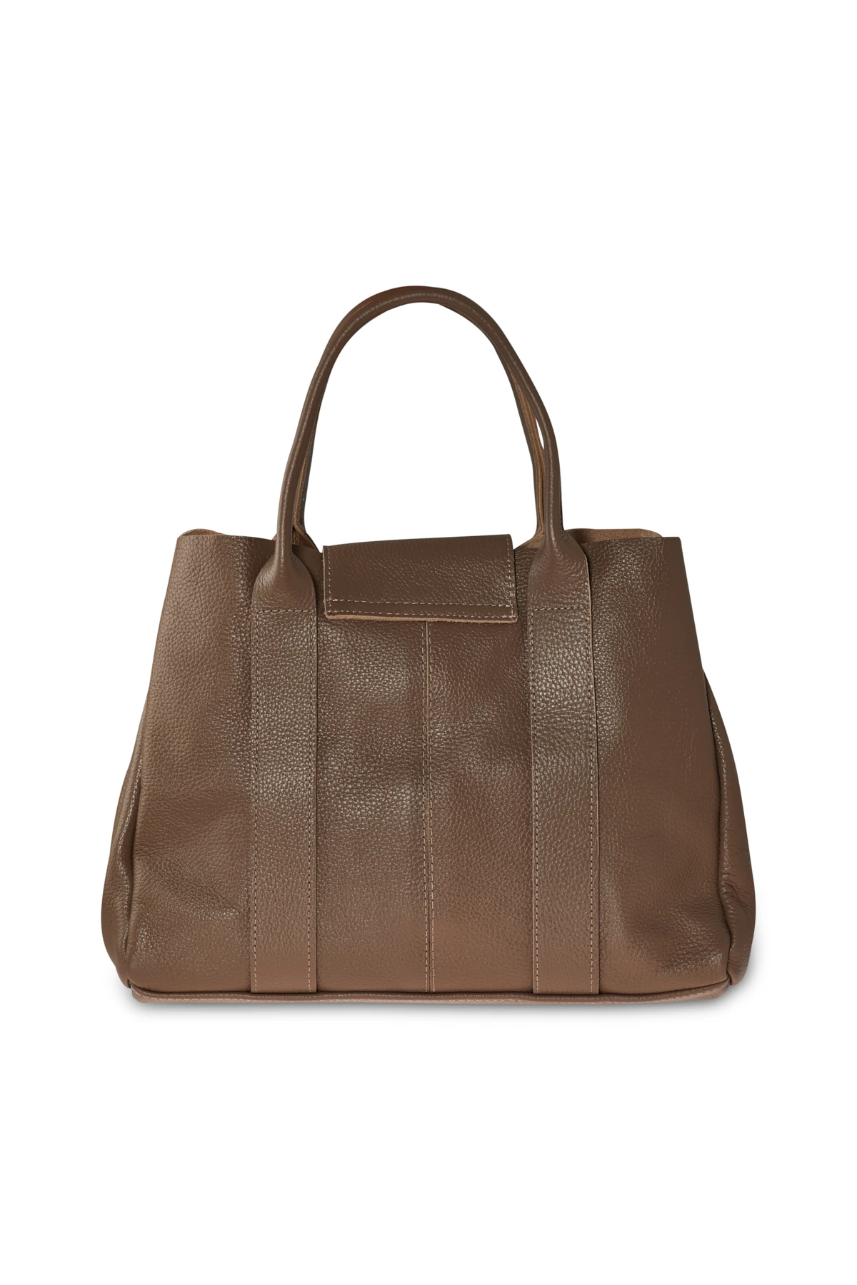 Kapitone Dikişli Klasik Form Çanta - vizon